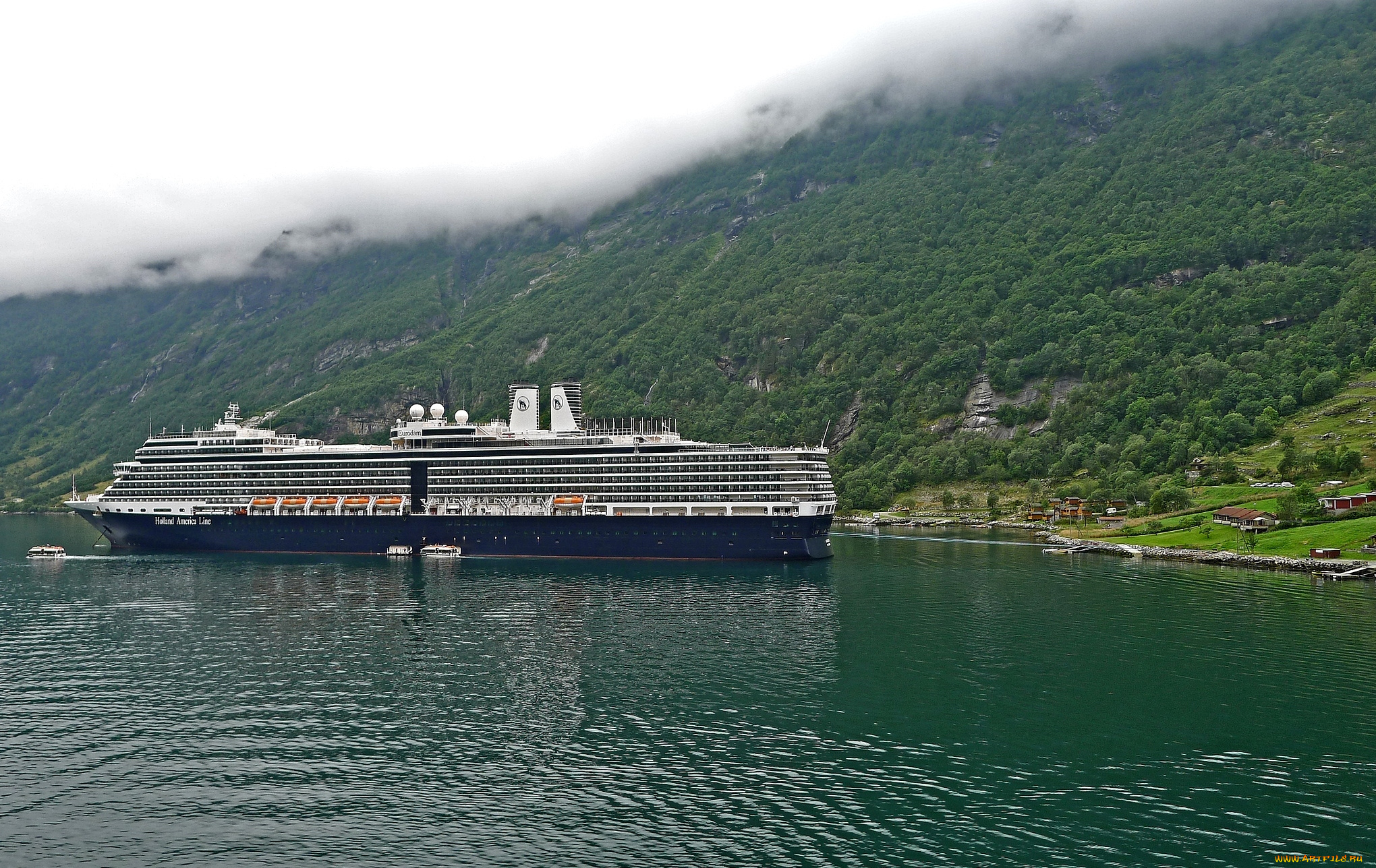 корабли, лайнеры, круиз, пейзаж