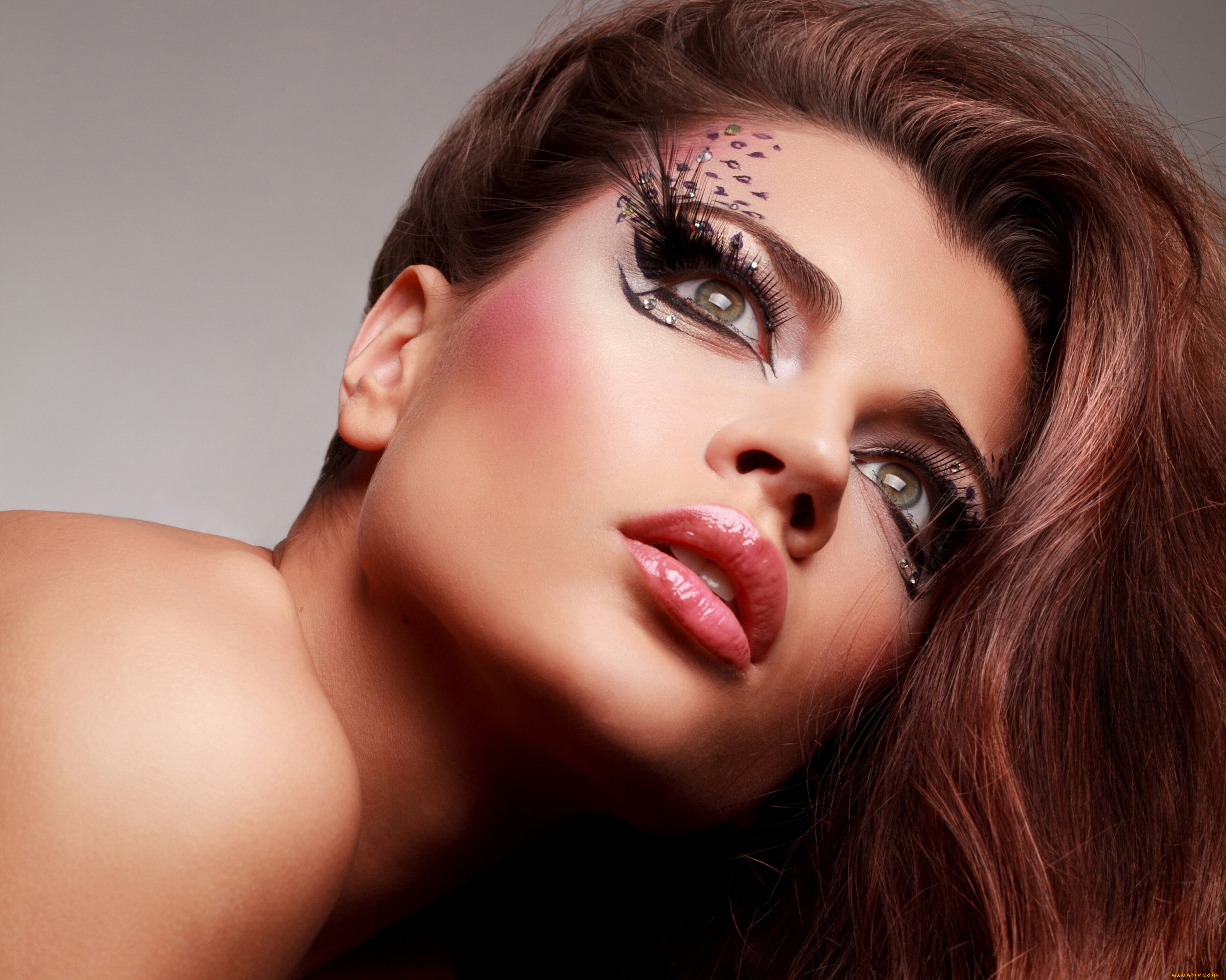 девушки, -unsort, , лица, , портреты, ресницы, глаза, макияж, лицо