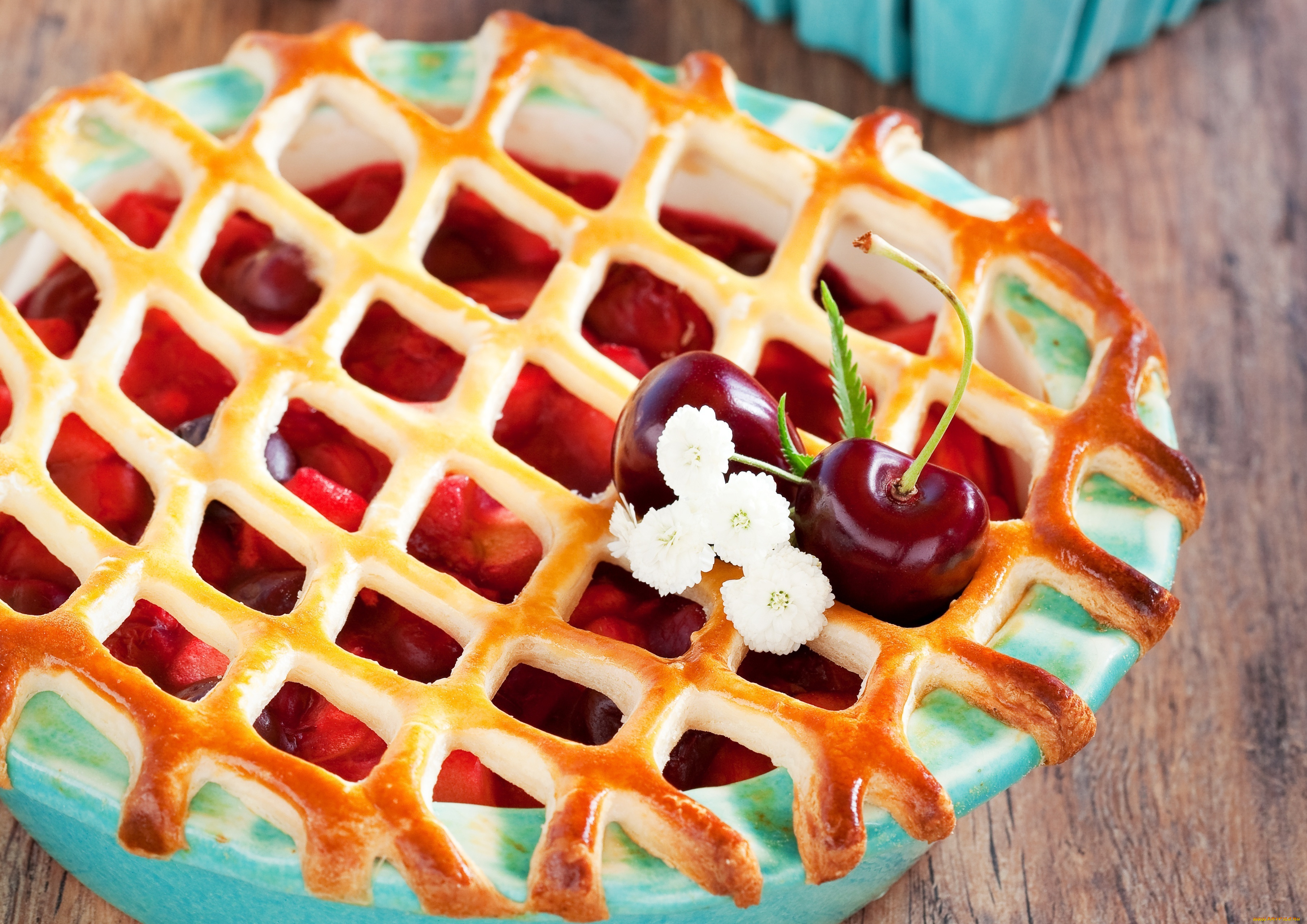 еда, персики, , сливы, , абрикосы, вишня, пирог