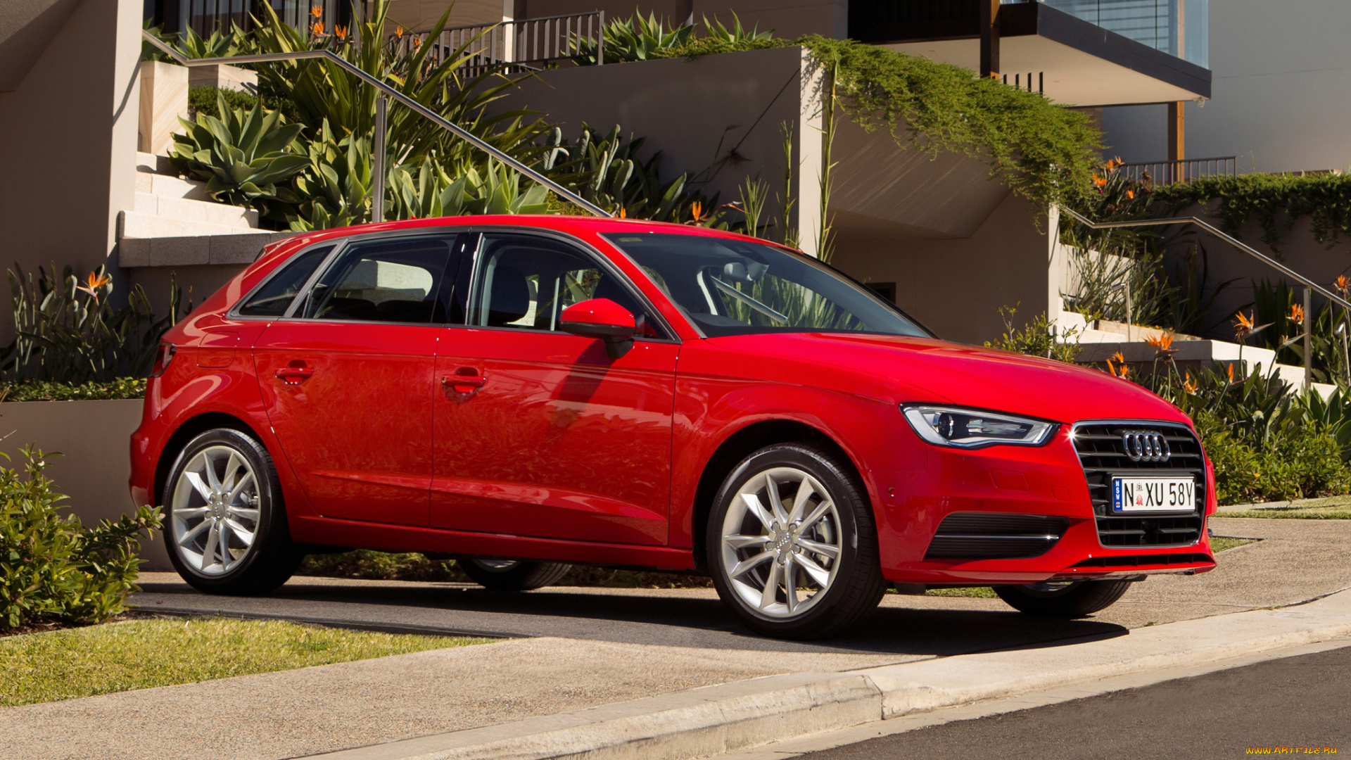 автомобили, audi, красный, 2013г, 8v, au-spec, 1-4t, sportback, a3