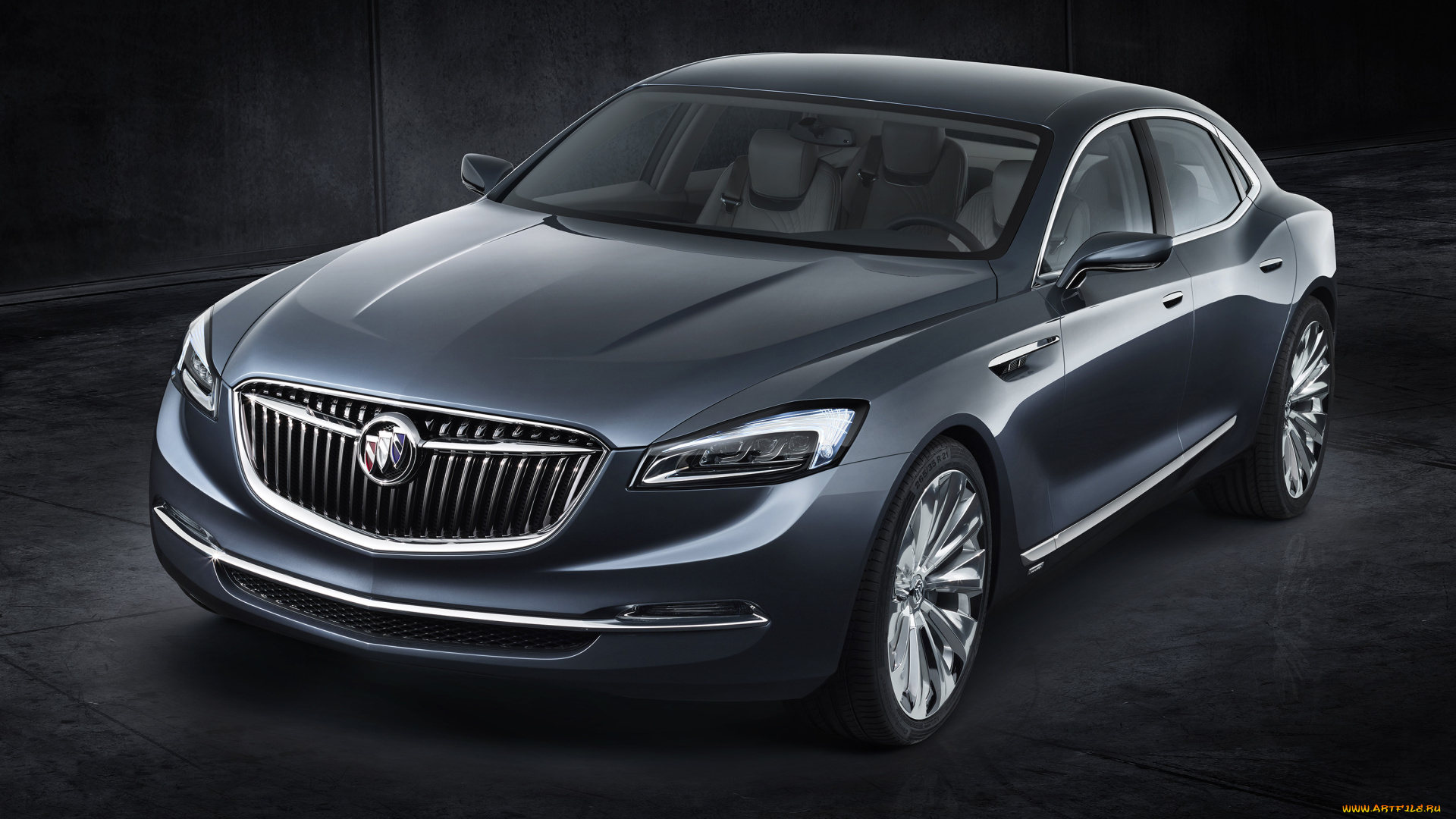 автомобили, buick, темный, 2015г, concept, avenir