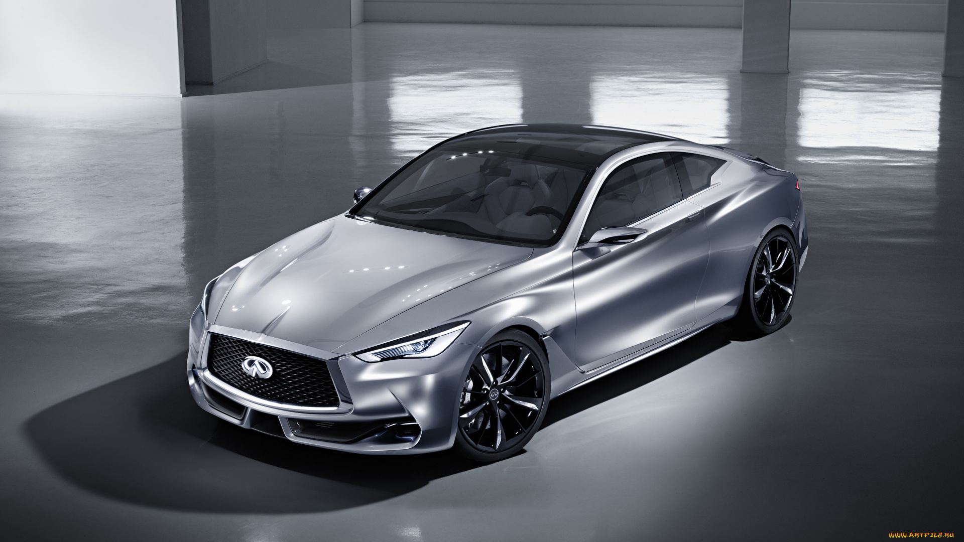 автомобили, infiniti, серый, 2015г, concept, q60