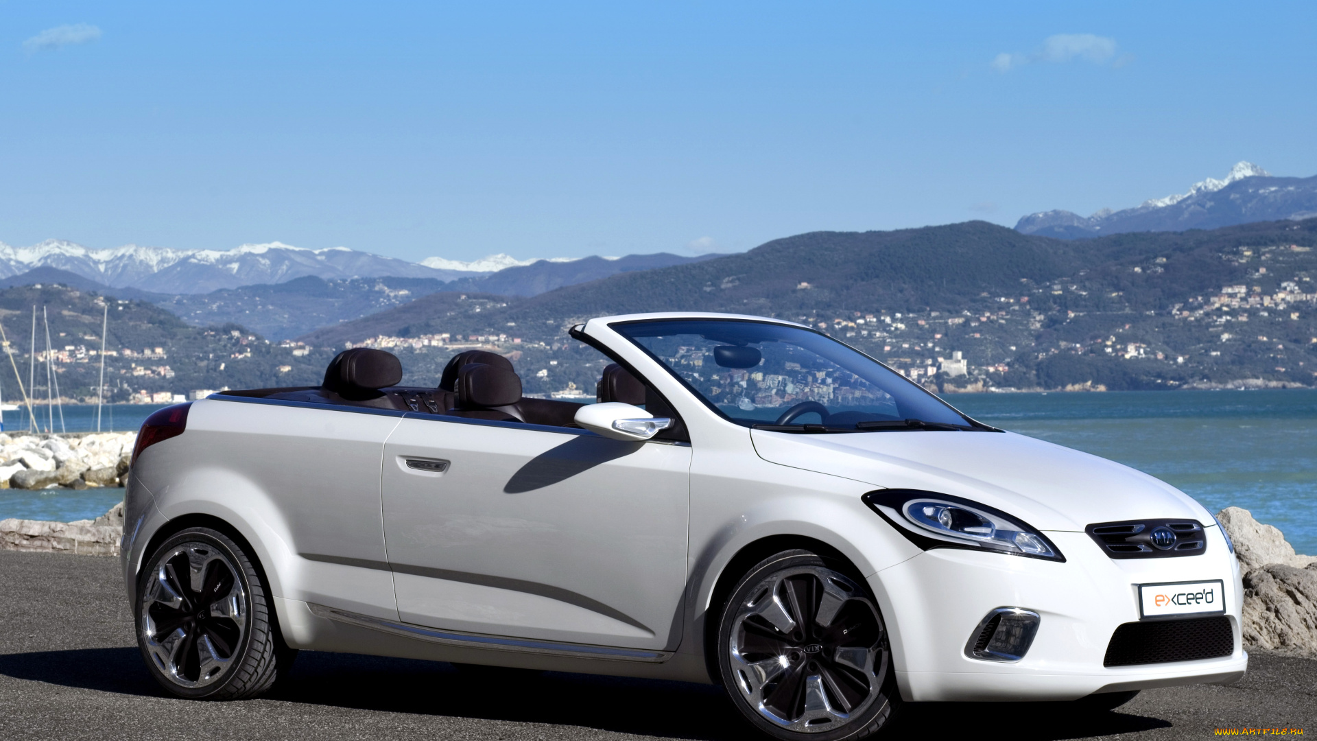 автомобили, kia, ed, светлый, cabrio, concept, ex-ceed