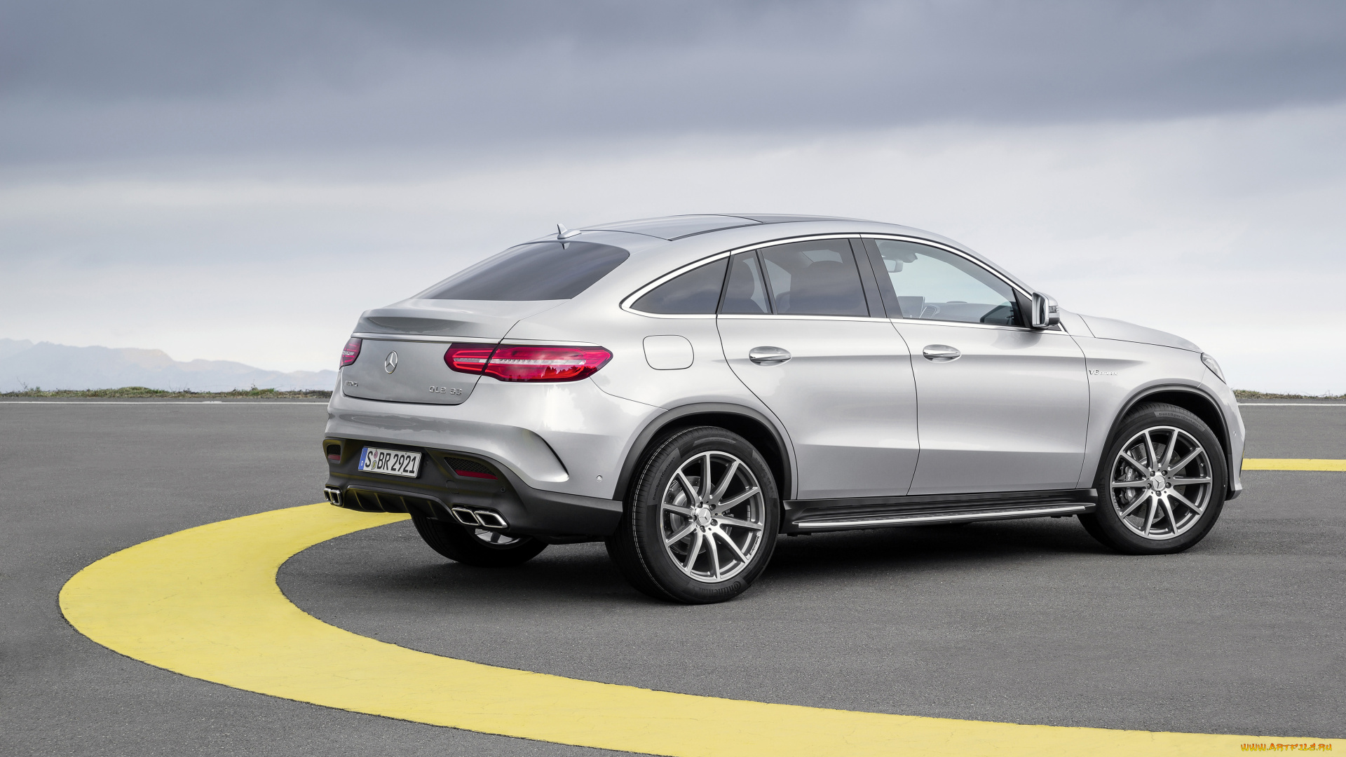 автомобили, mercedes-benz, mercedes-amg, серый, coupе, 2015г, c292, gle, 63