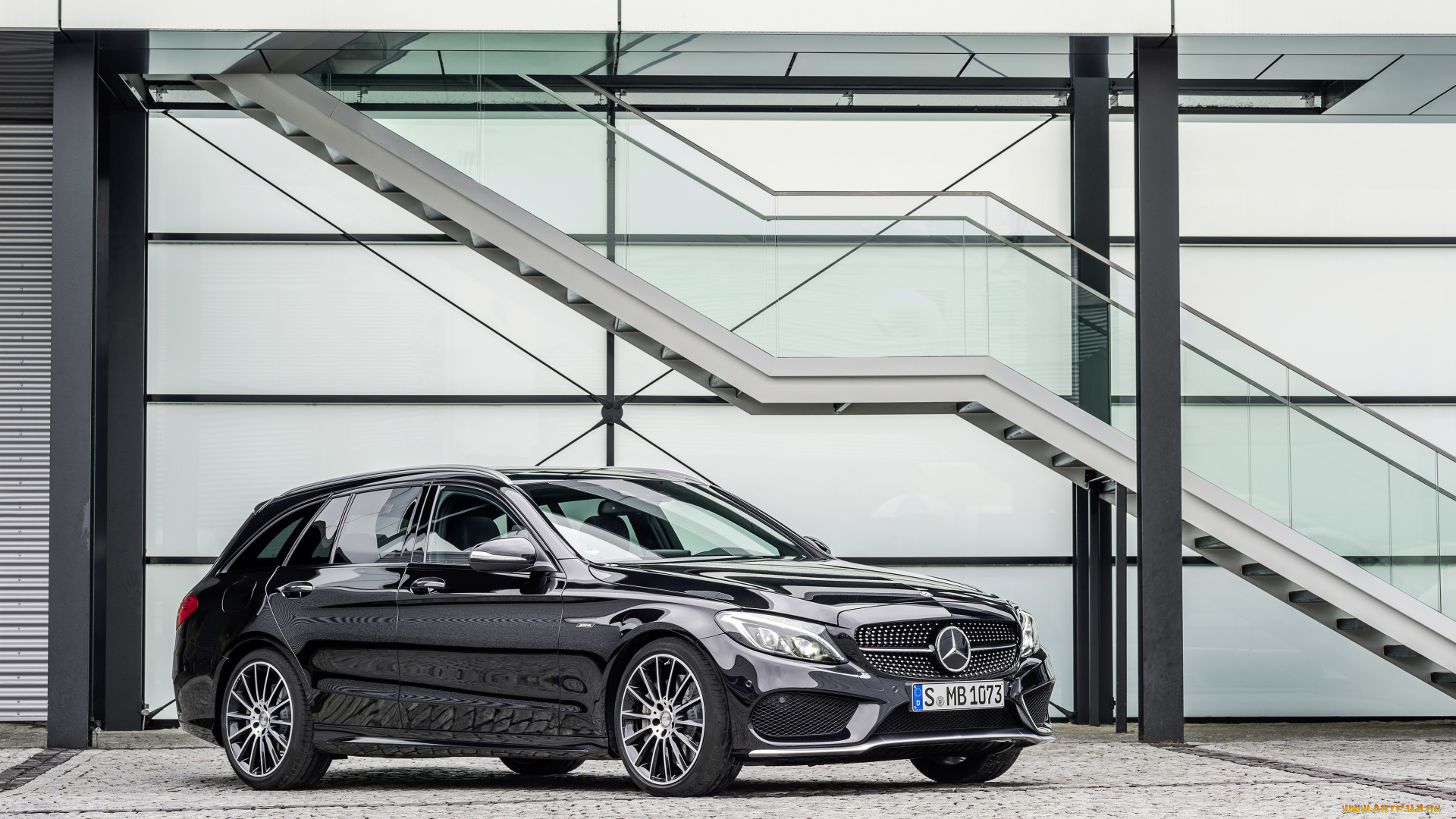 автомобили, mercedes-benz, sport, s205, темный, 2015г, estate, amg, c, 450