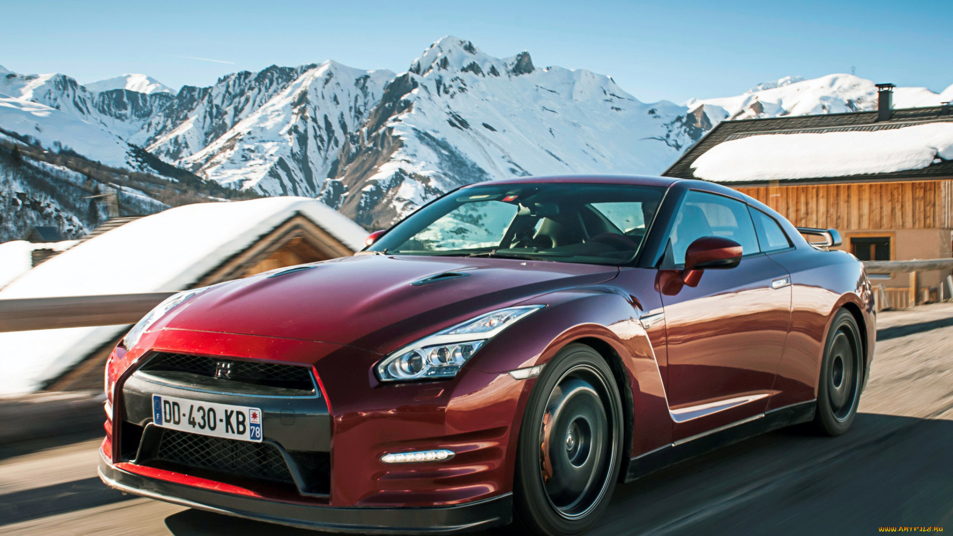 автомобили, nissan, datsun, красный, 2014г, r35, gt-r