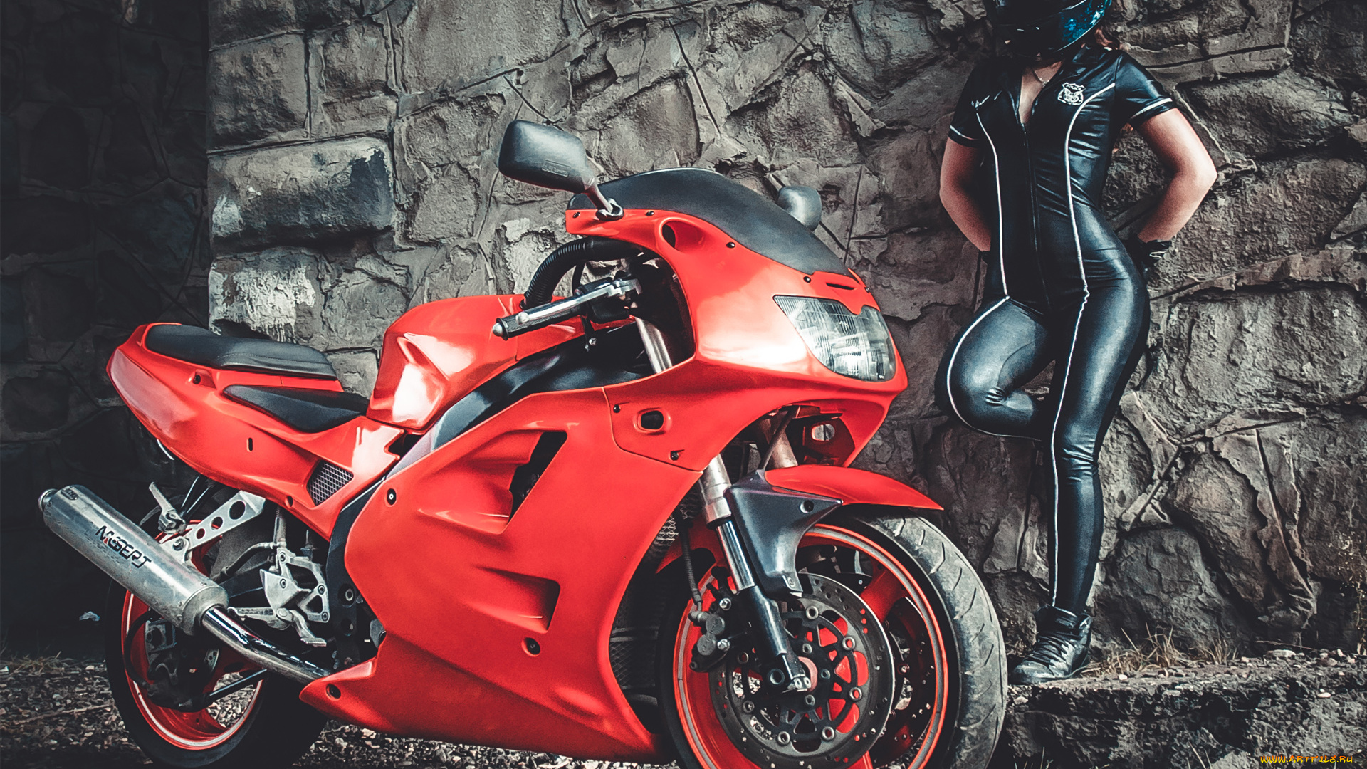 мотоциклы, мото, с, девушкой, bike, woman