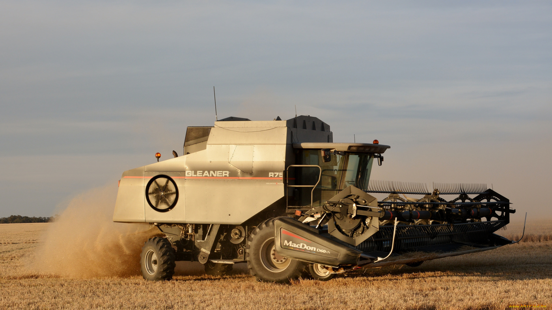 техника, комбайны, поле, комбайн