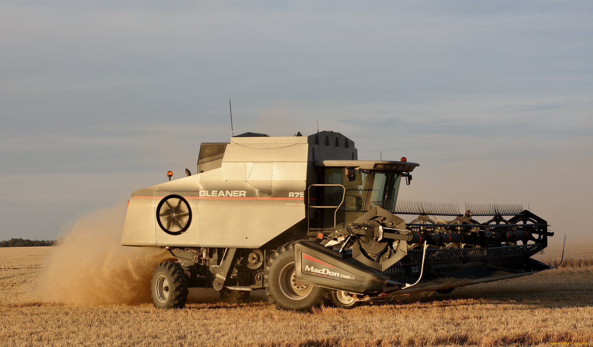 техника, комбайны, поле, комбайн