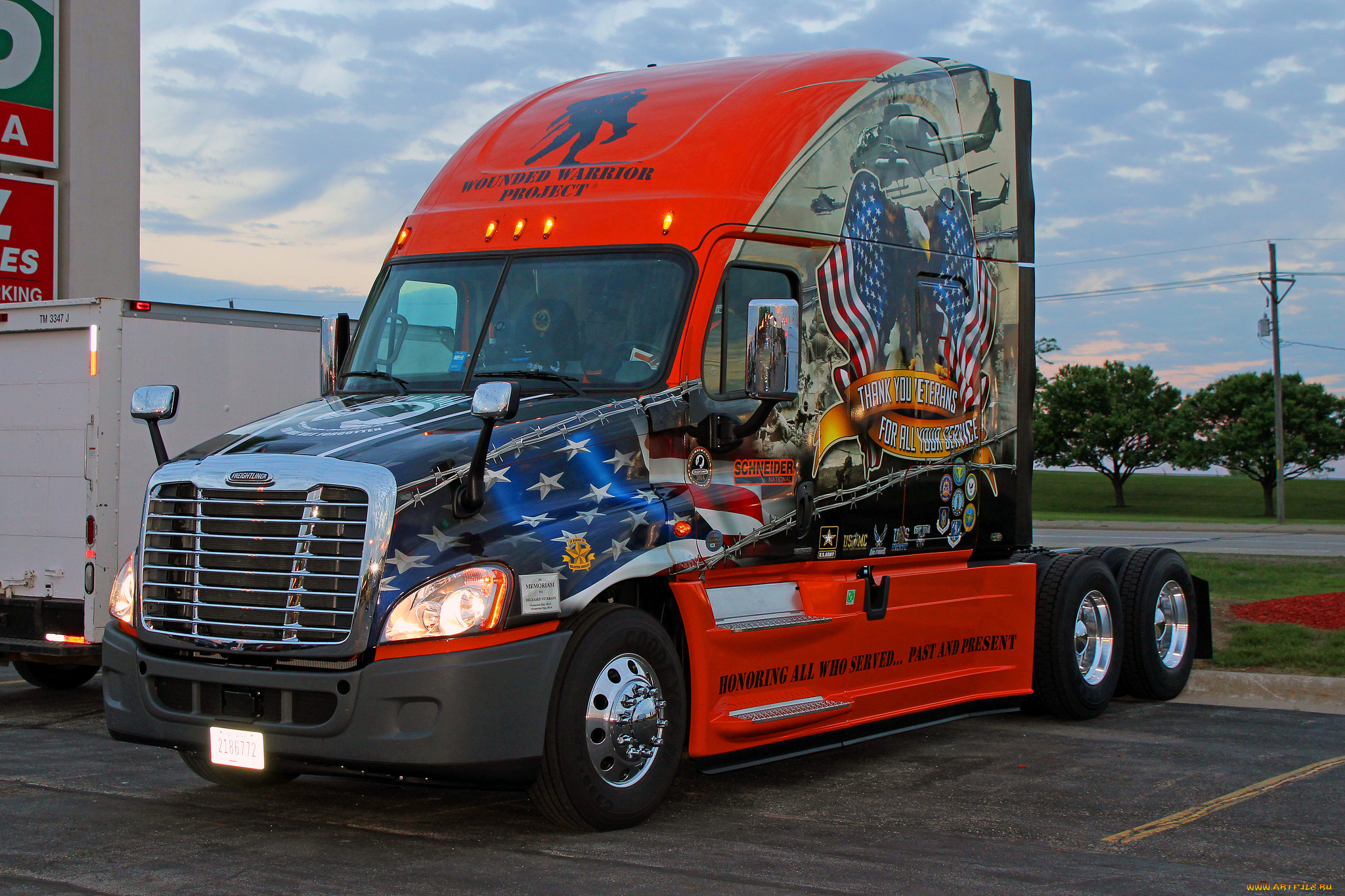 freightliner, автомобили, тягач, седельный, грузовик, тяжелый