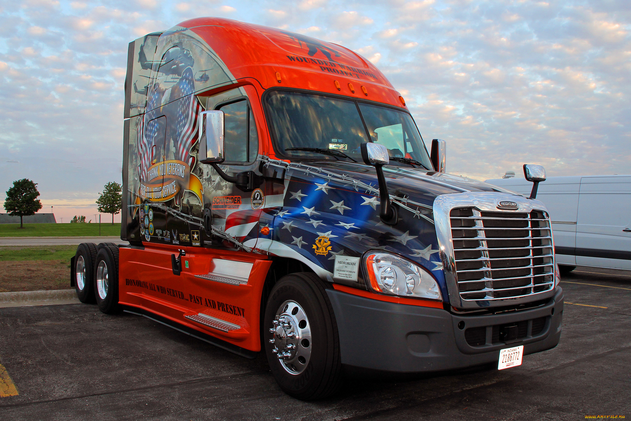 freightliner, автомобили, тяжелый, тягач, седельный, грузовик