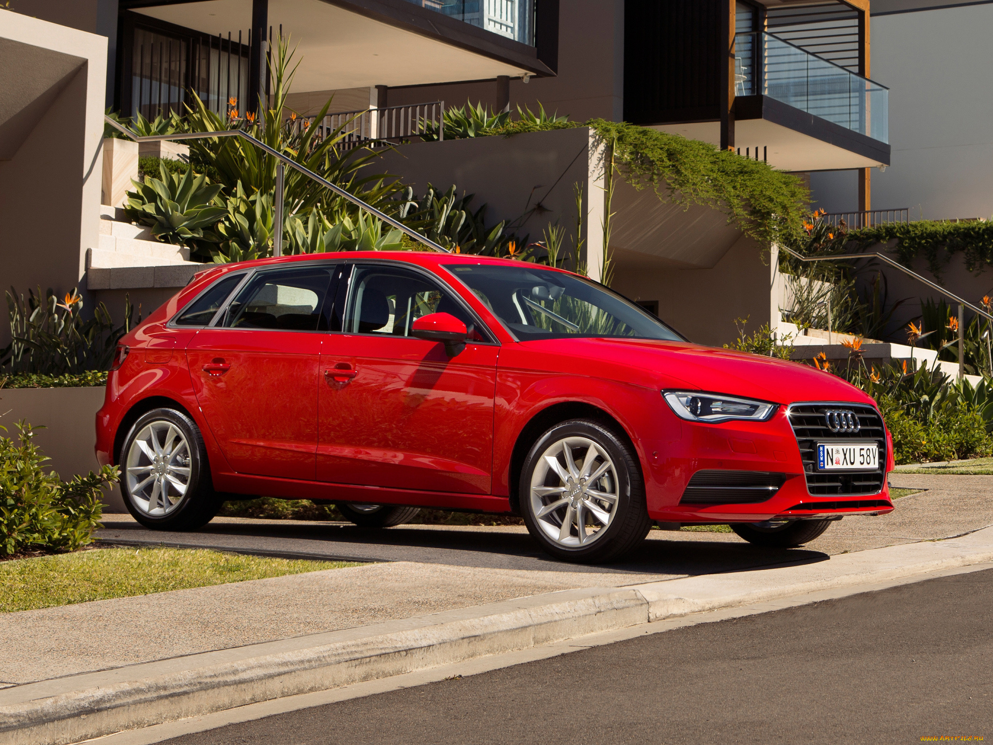 автомобили, audi, красный, 2013г, 8v, au-spec, 1-4t, sportback, a3