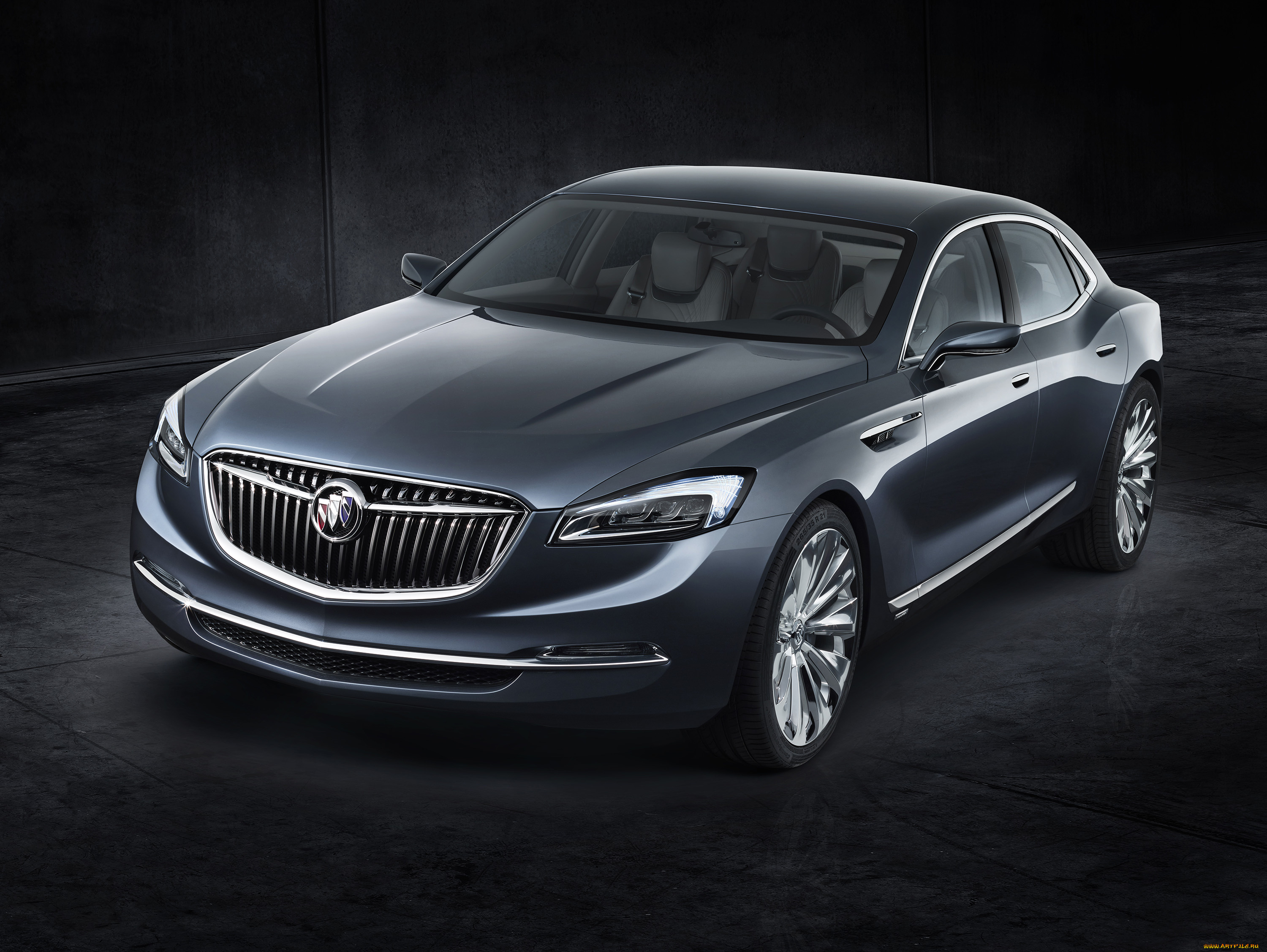 автомобили, buick, темный, 2015г, concept, avenir