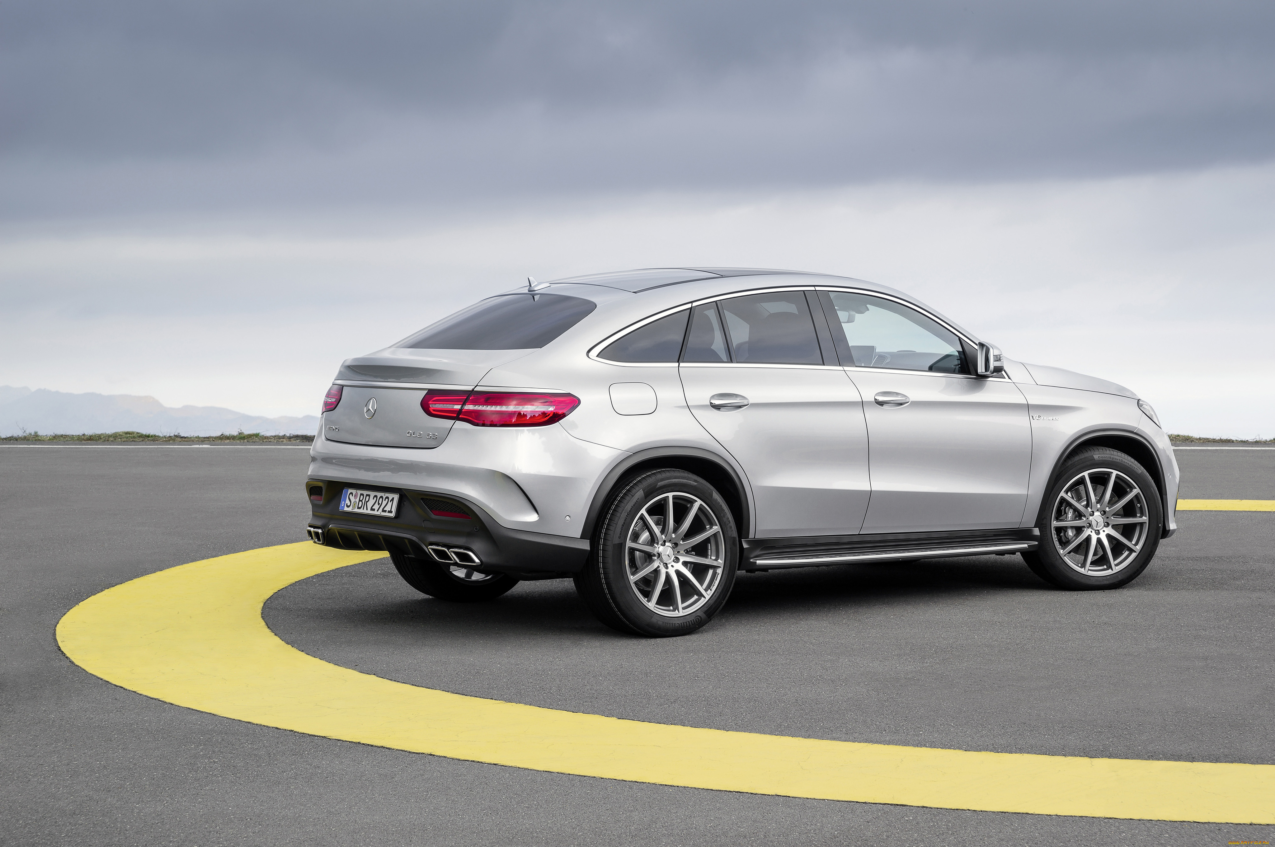 автомобили, mercedes-benz, mercedes-amg, серый, coupе, 2015г, c292, gle, 63