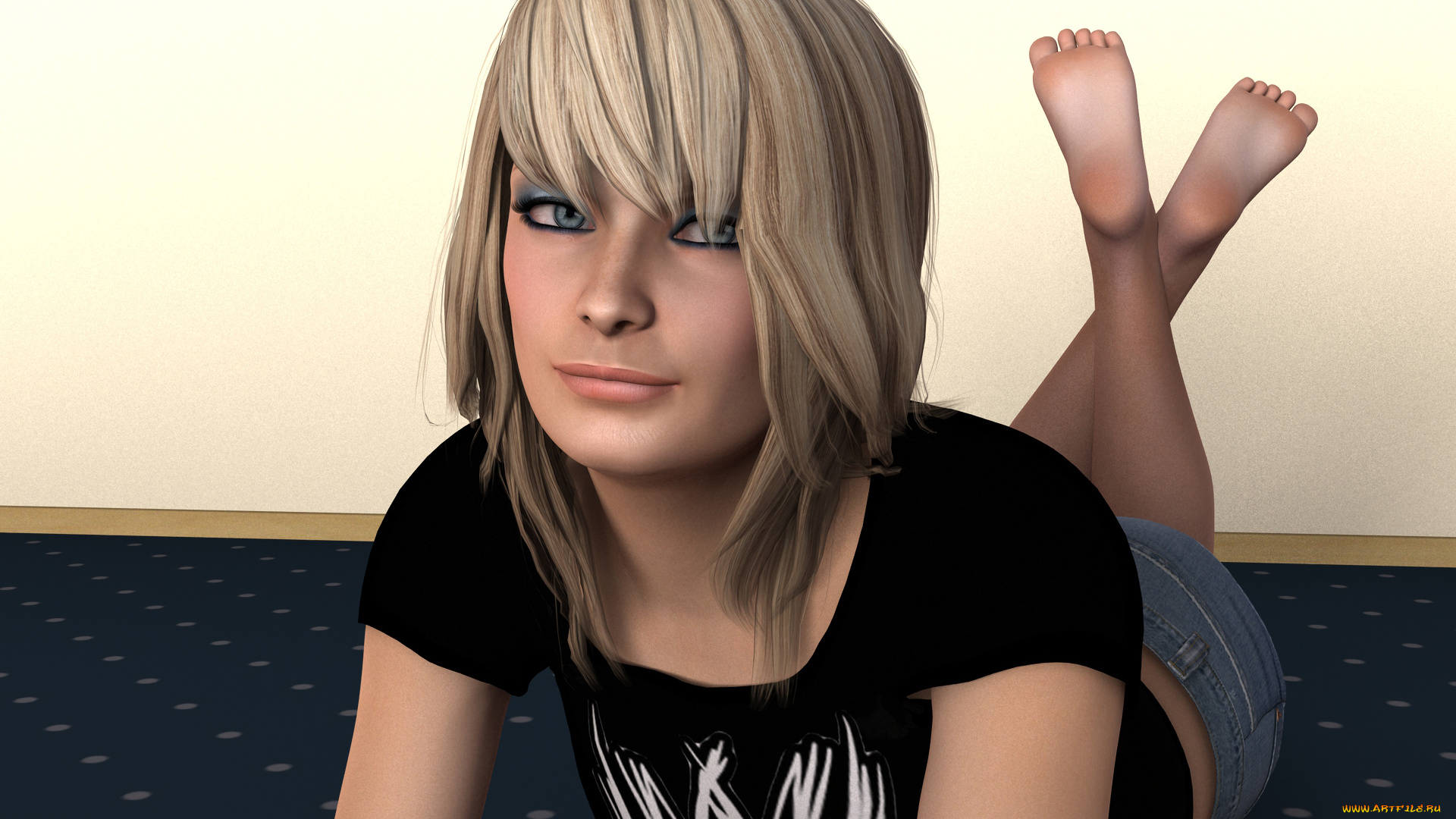 3д, графика, люди, , people, фон, взгляд, девушка