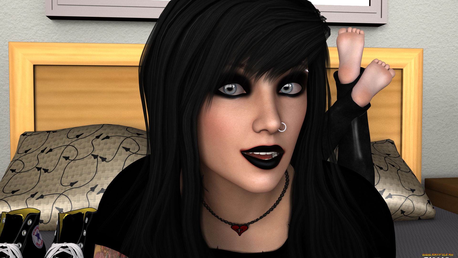 3д, графика, люди, , people, фон, взгляд, девушка