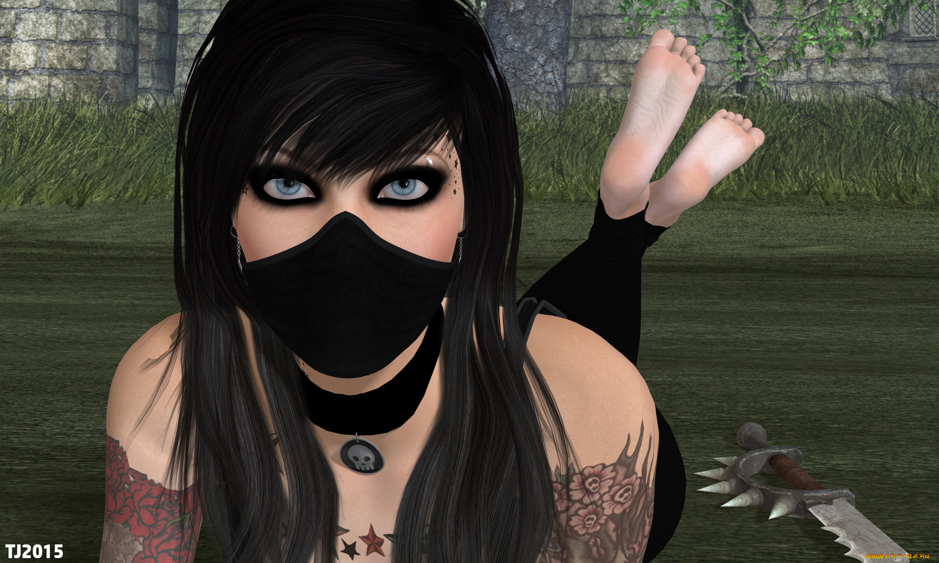 3д, графика, люди, , people, фон, взгляд, девушка