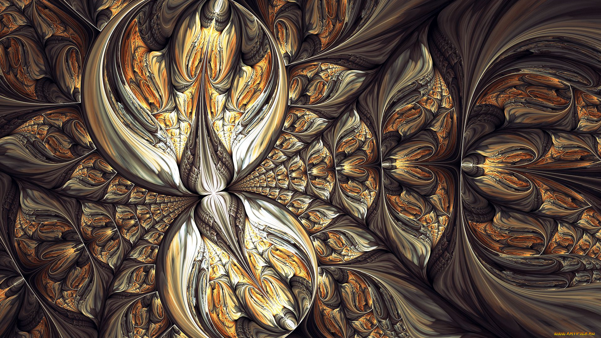 3д, графика, фракталы, , fractal, узор, фон, цвета