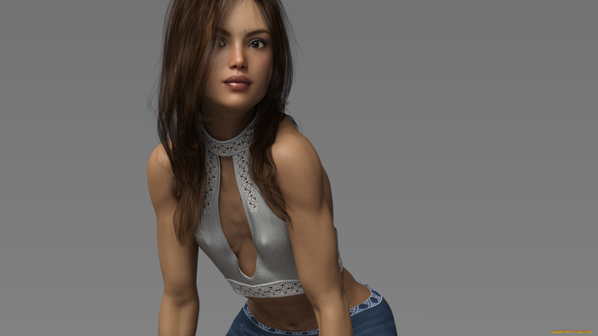 3д, графика, люди, , people, фон, взгляд, девушка