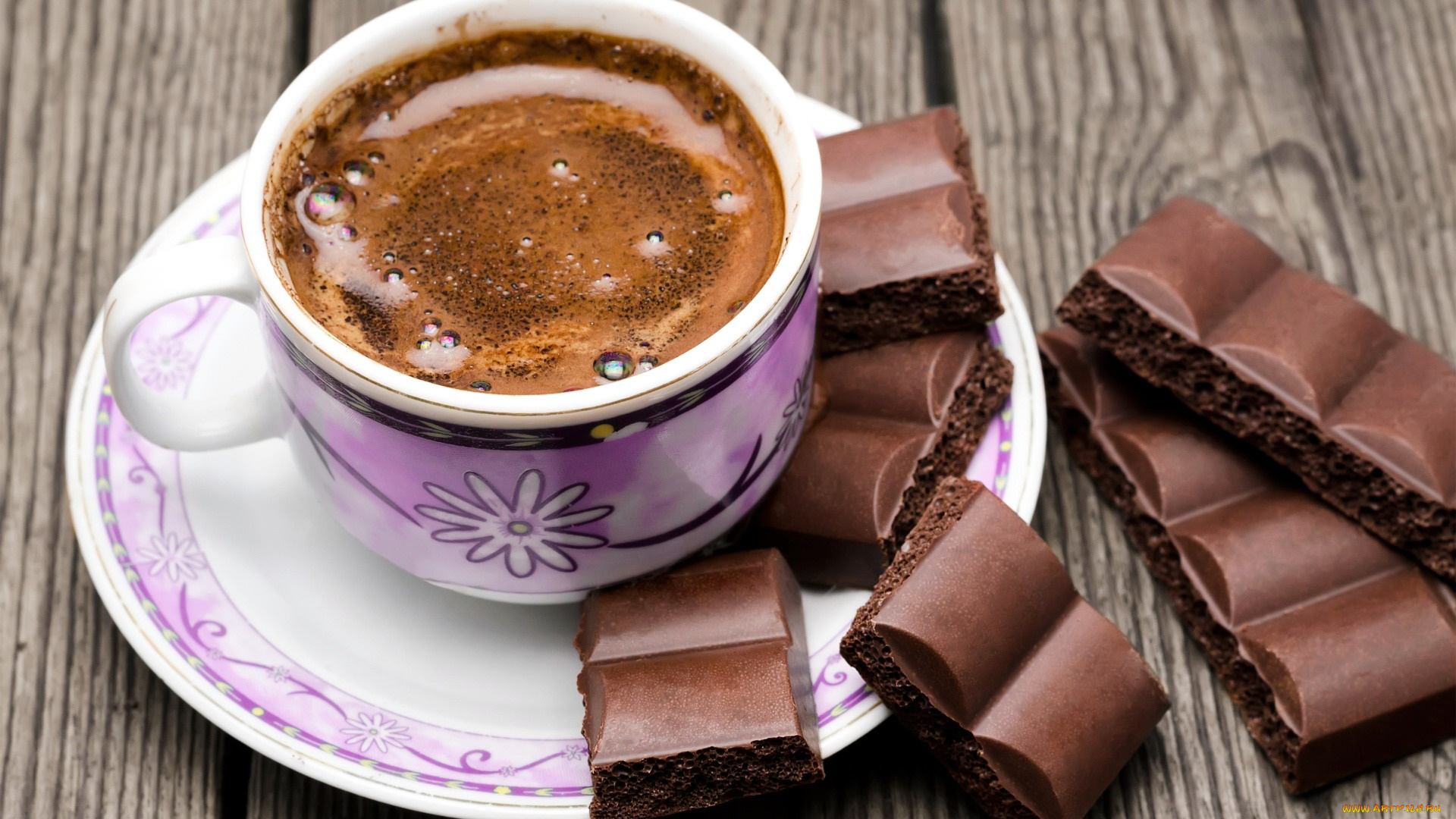 еда, кофе, , кофейные, зёрна, дольки, шоколад, чашка, блюдце