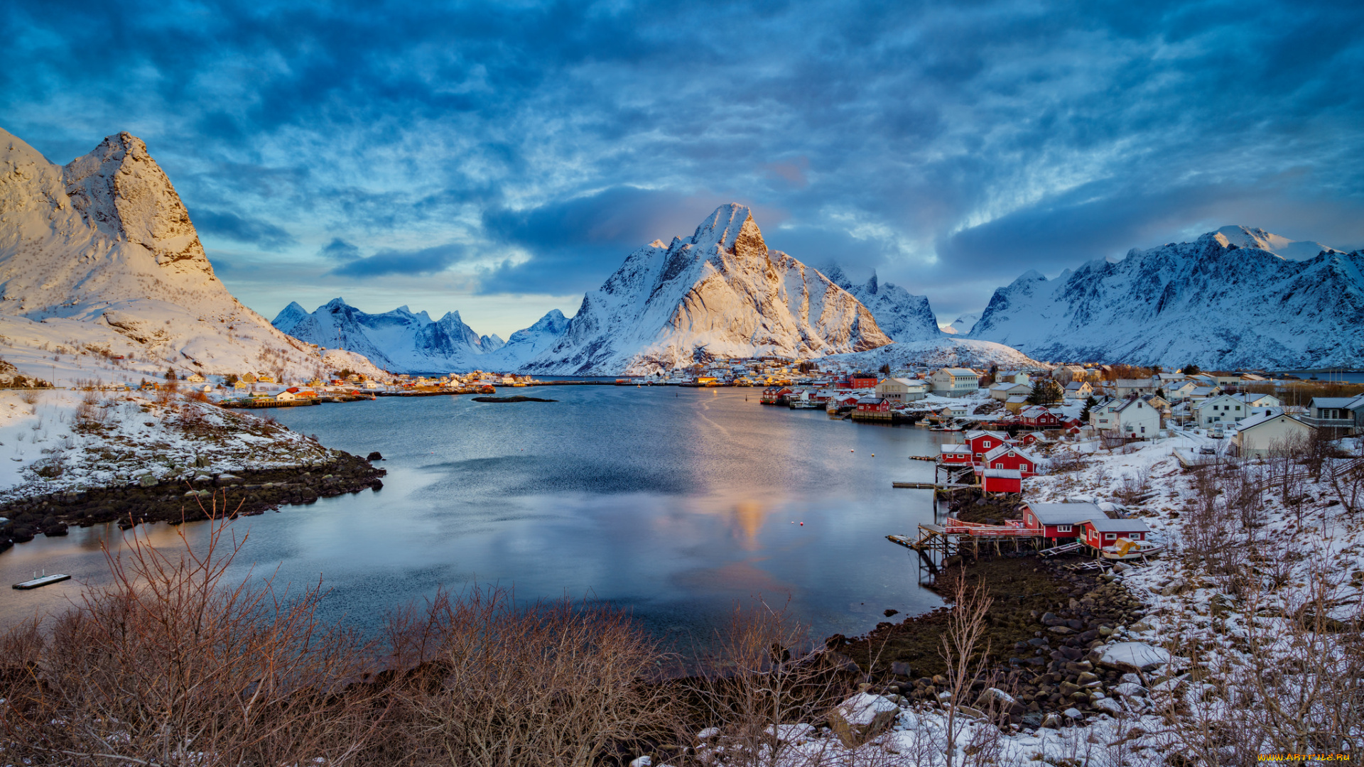 города, -, пейзажи, севера
