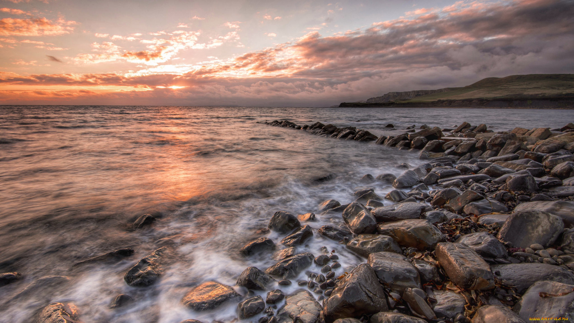 природа, побережье, берег, море