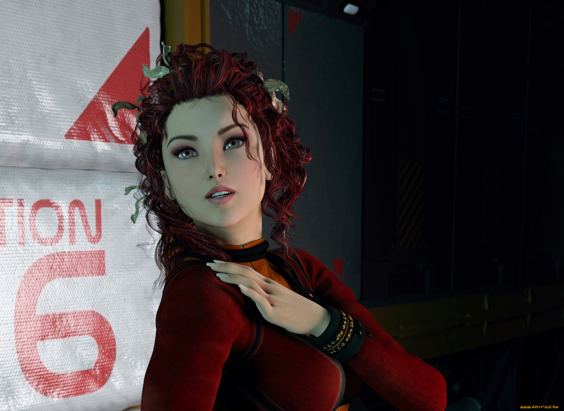 3д, графика, люди, , people, фон, взгляд, девушка