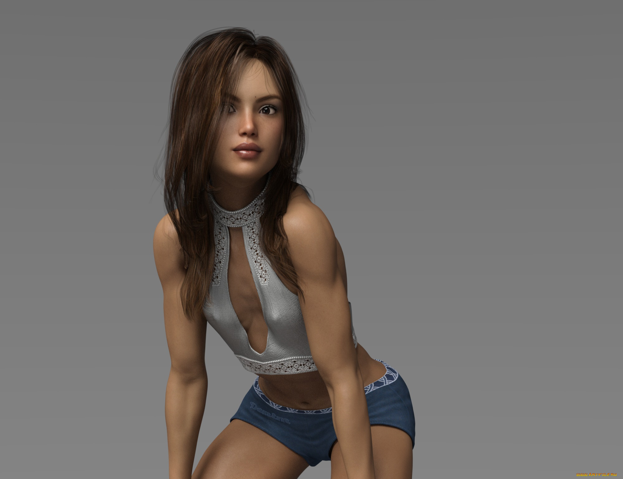 3д, графика, люди, , people, фон, взгляд, девушка