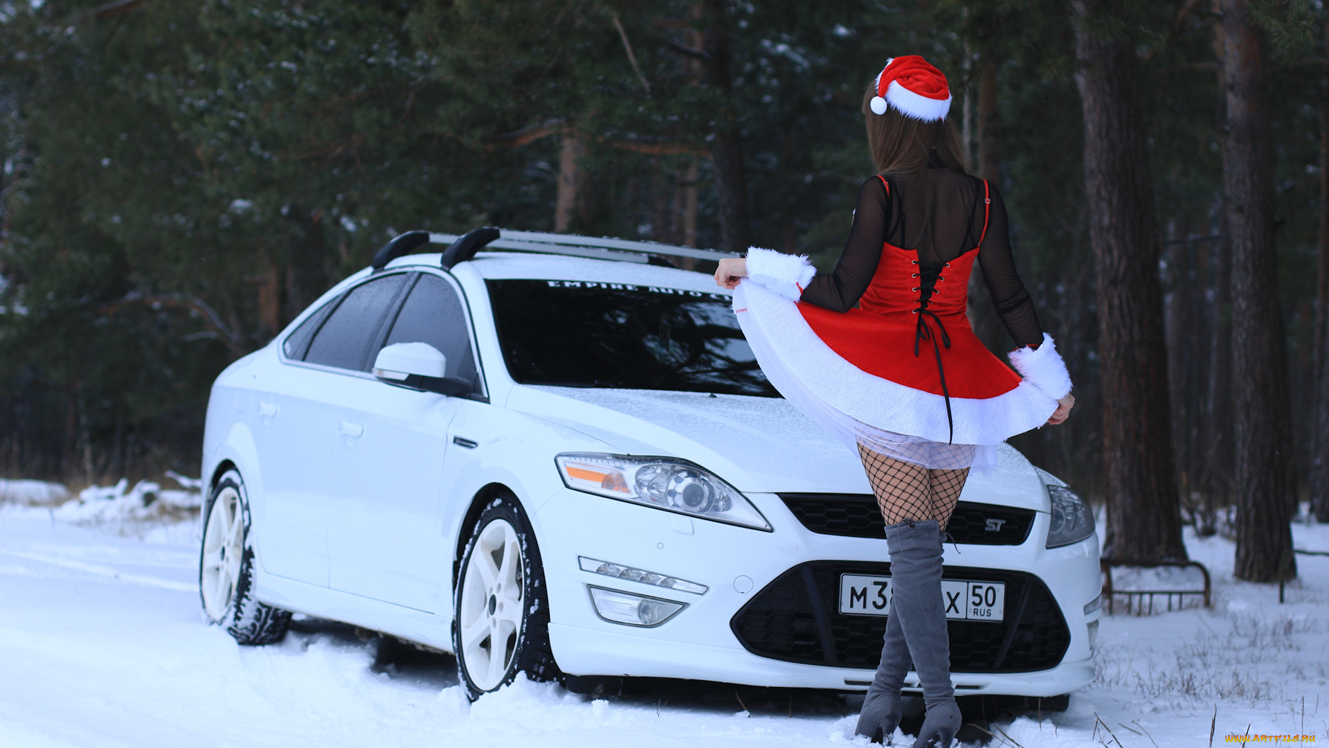 автомобили, -авто, с, девушками, ford