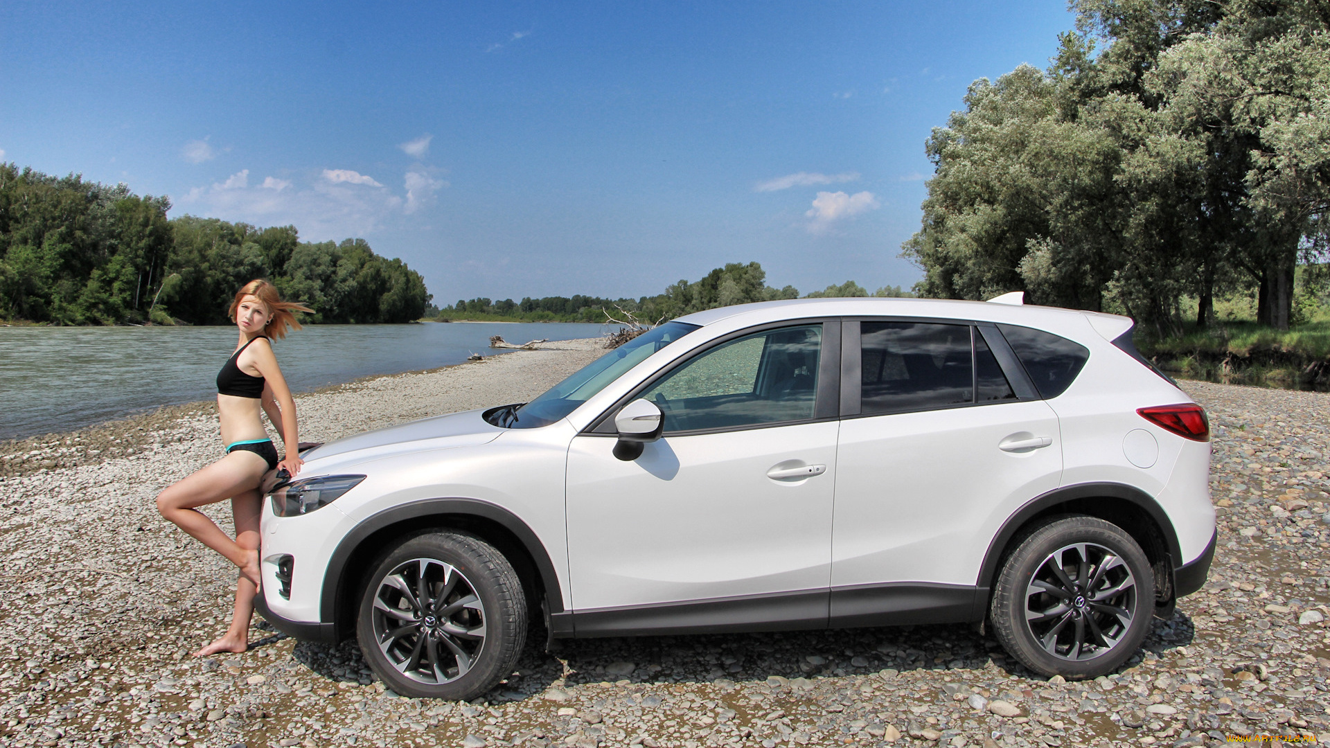 автомобили, -авто, с, девушками, mazda