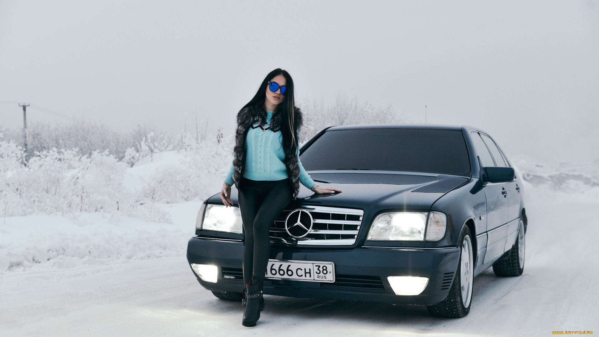 автомобили, -авто, с, девушками, mercedes