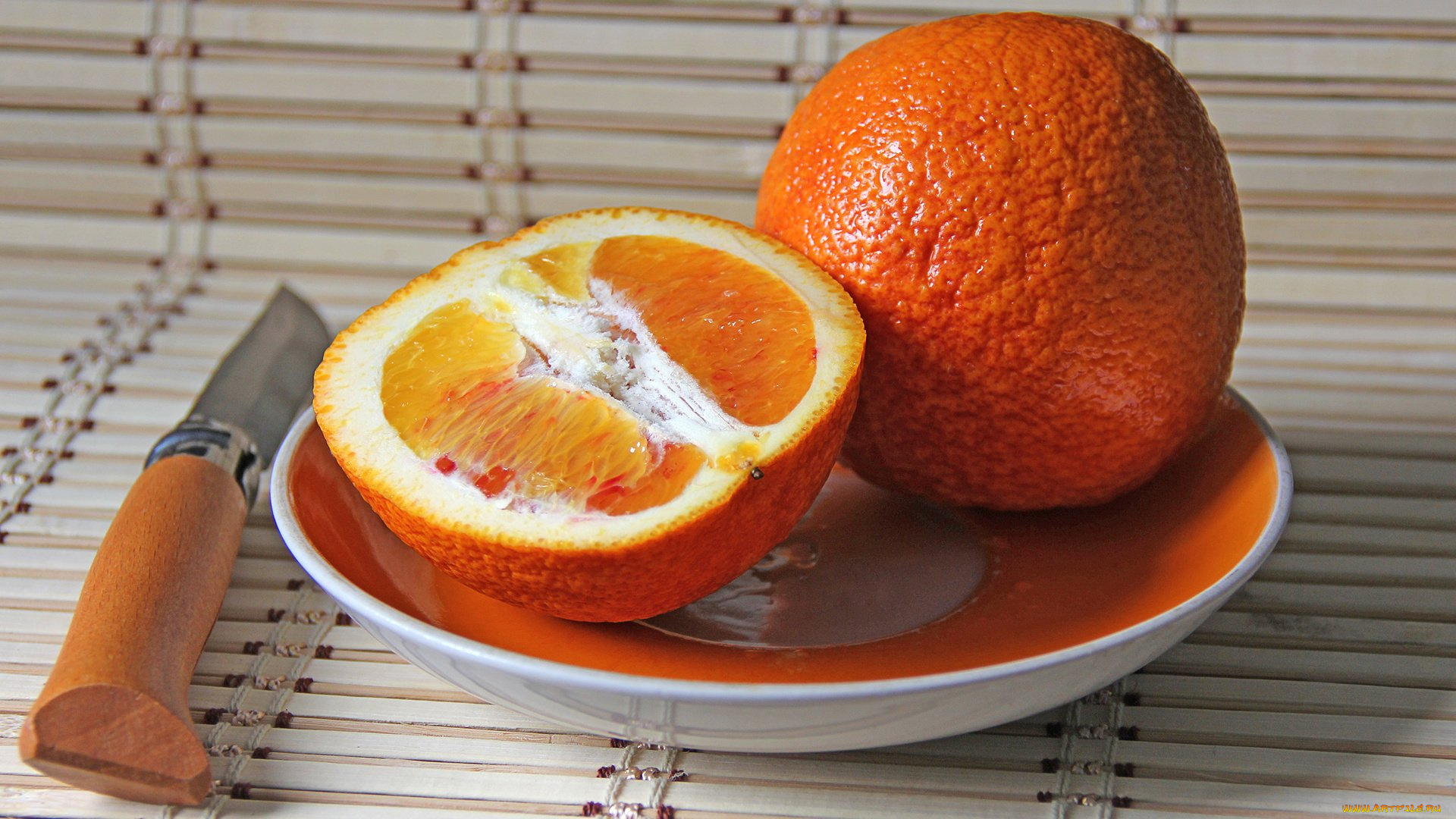 еда, цитрусы, апельсин