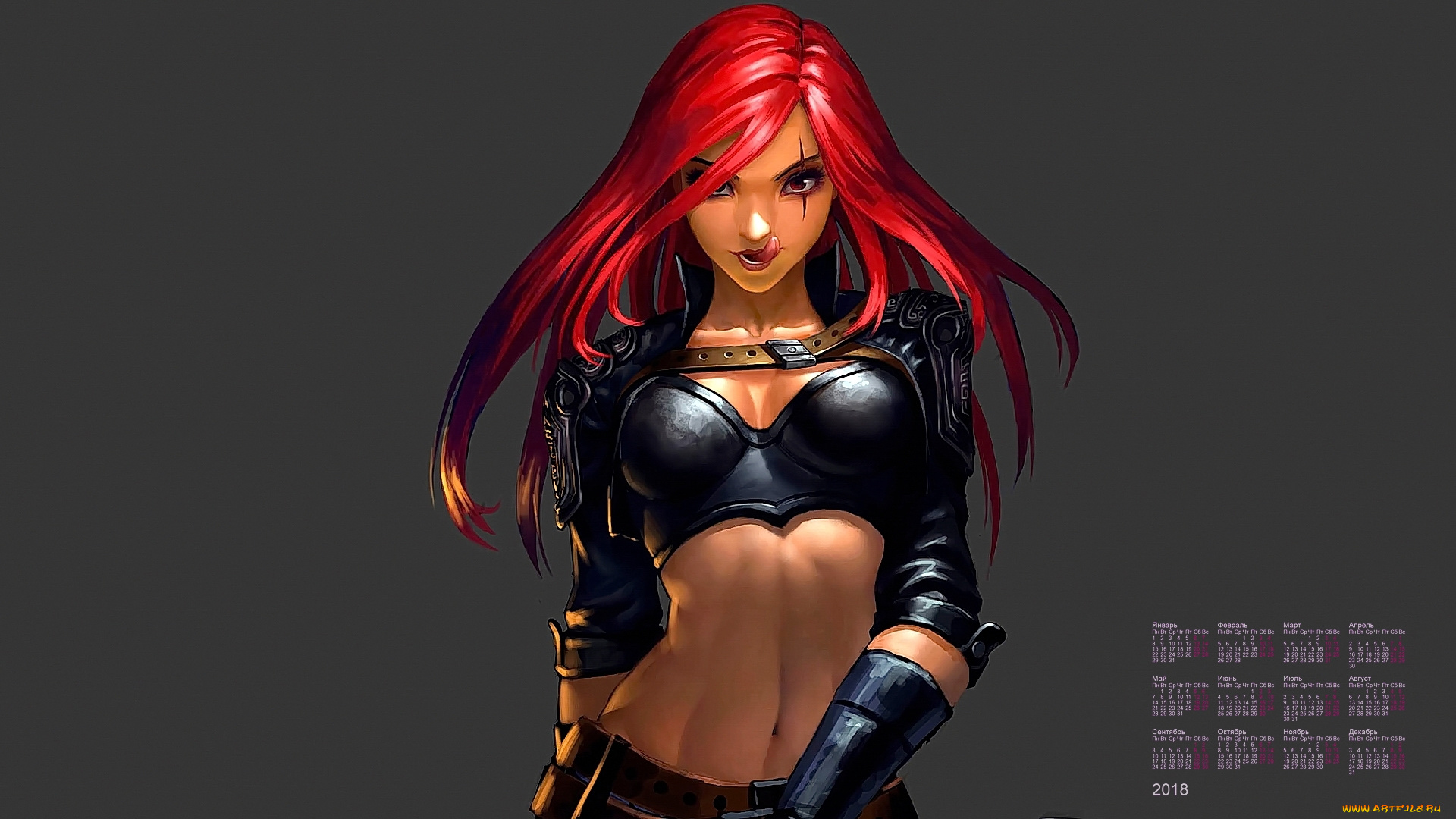 календари, видеоигры, взгляд, 2018, девушка