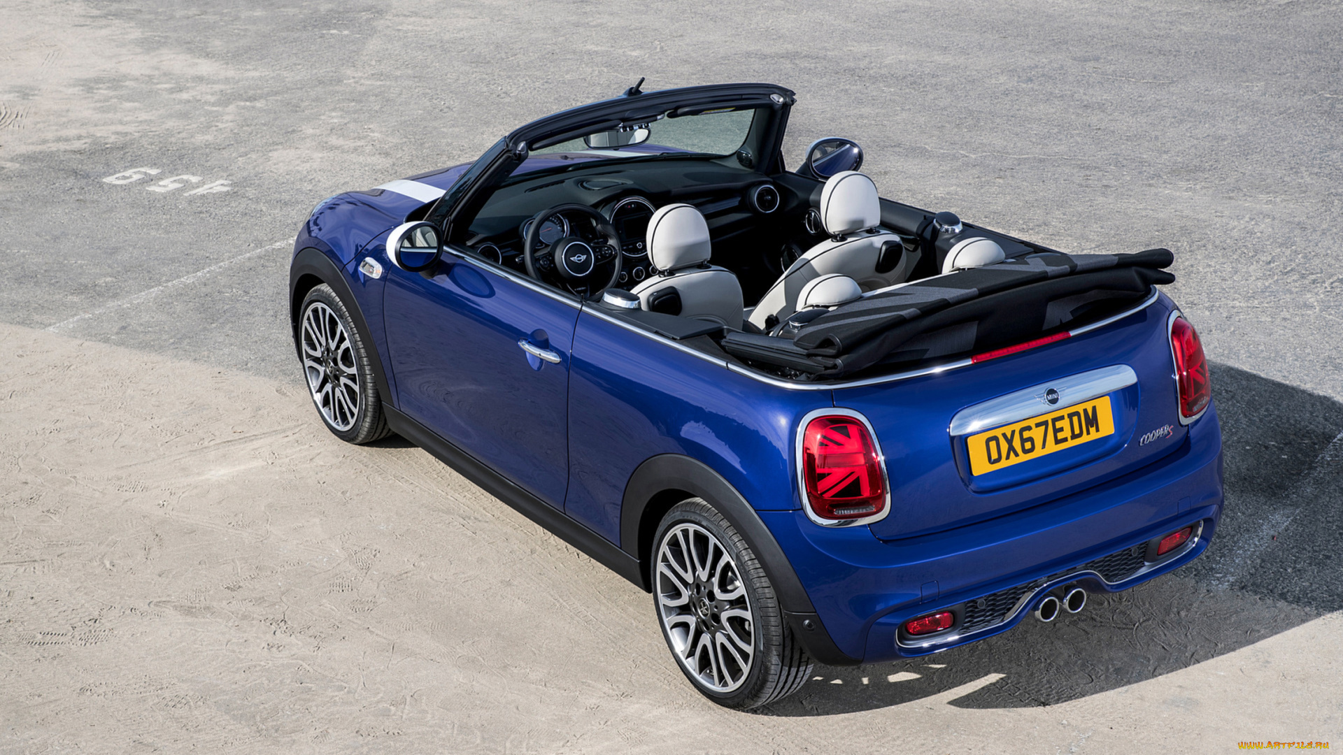 mini, cabrio, 2019, автомобили, mini, blue, 2019, cabrio