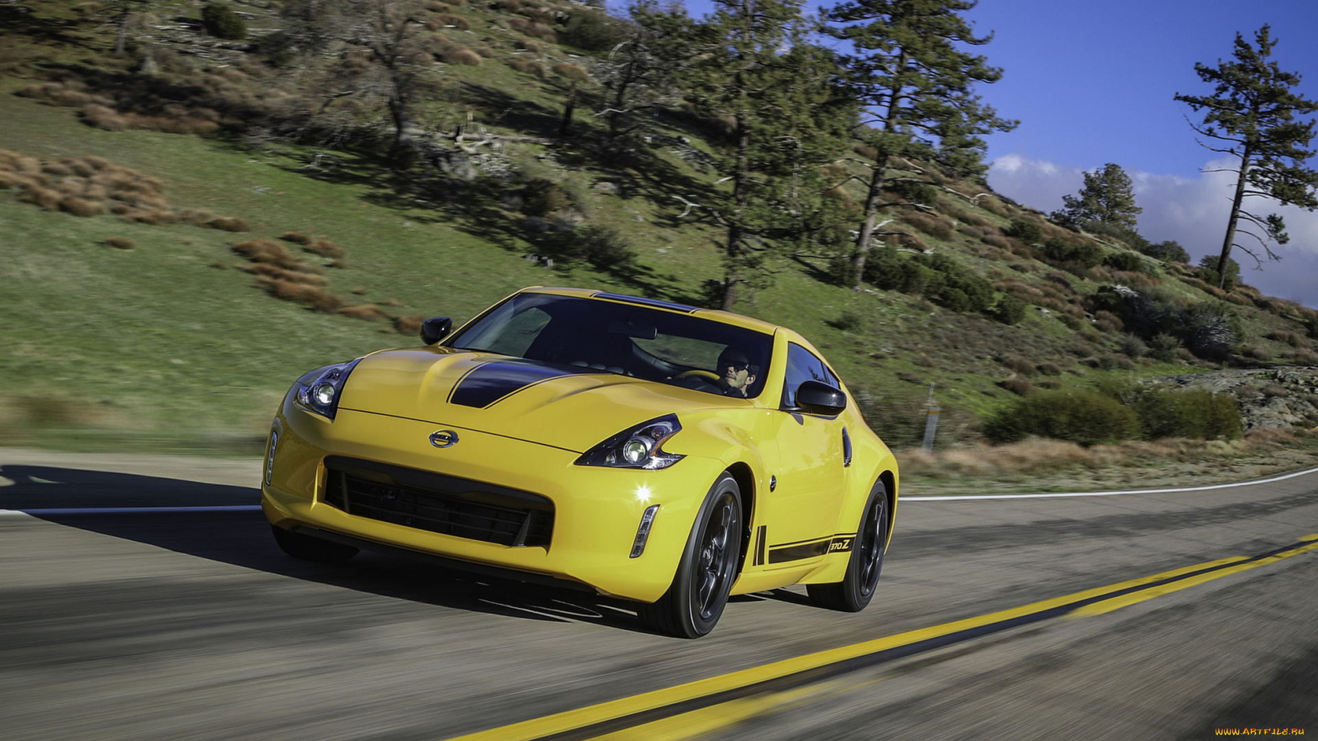 nissan, 370z, heritage, edition, 2018, автомобили, nissan, datsun, жёлтый, 2018, edition, 370z, heritage