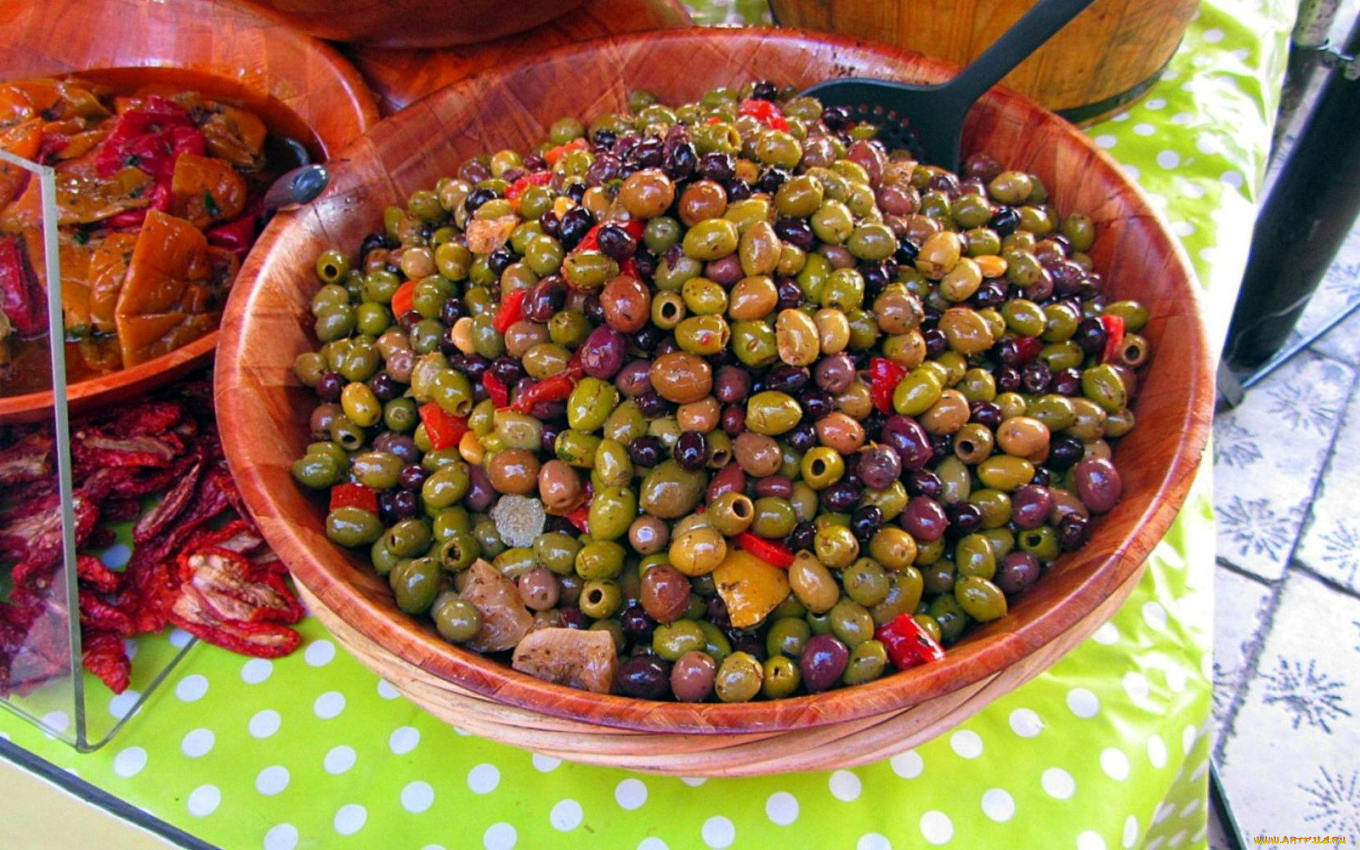 еда, оливки, много