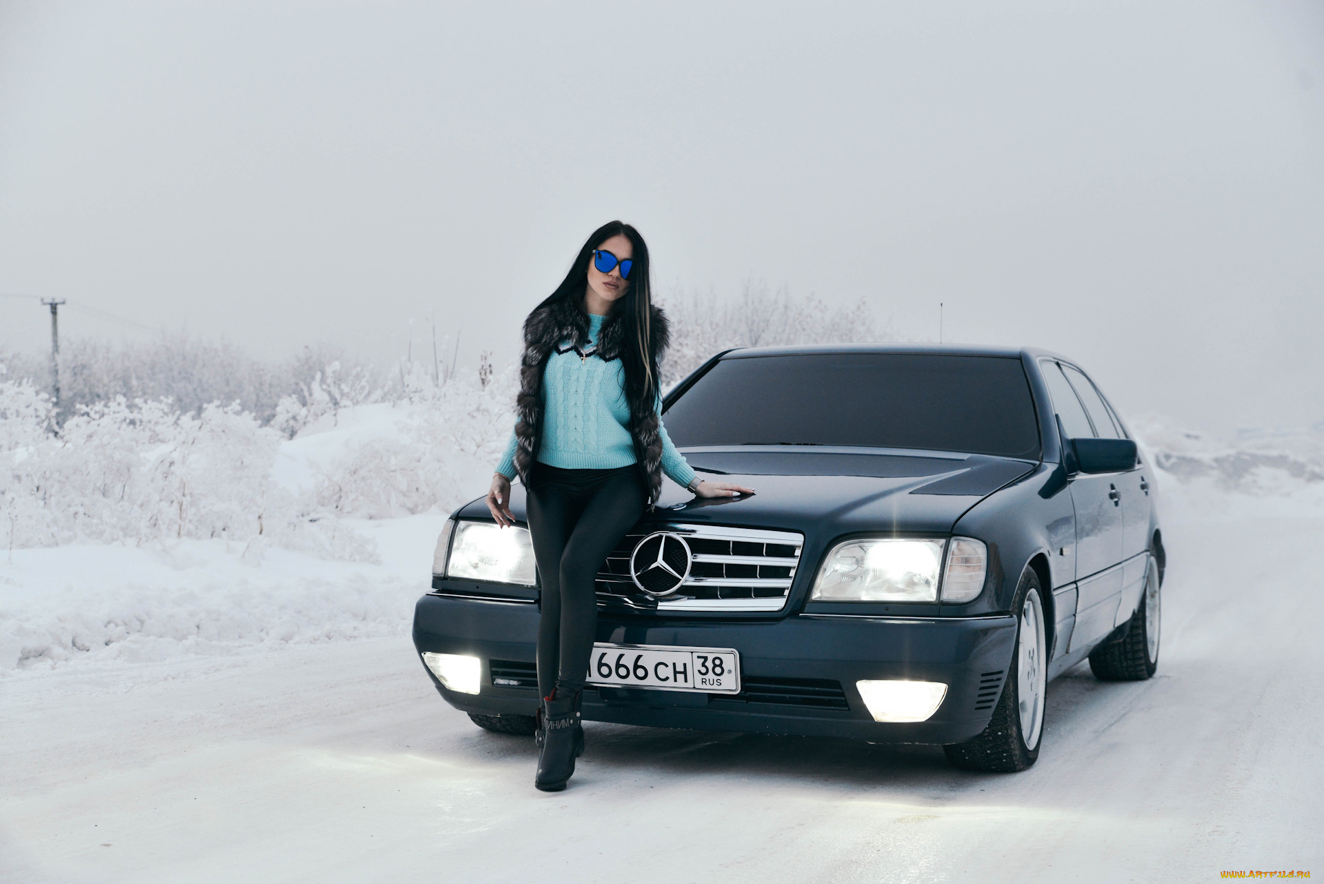 автомобили, -авто, с, девушками, mercedes