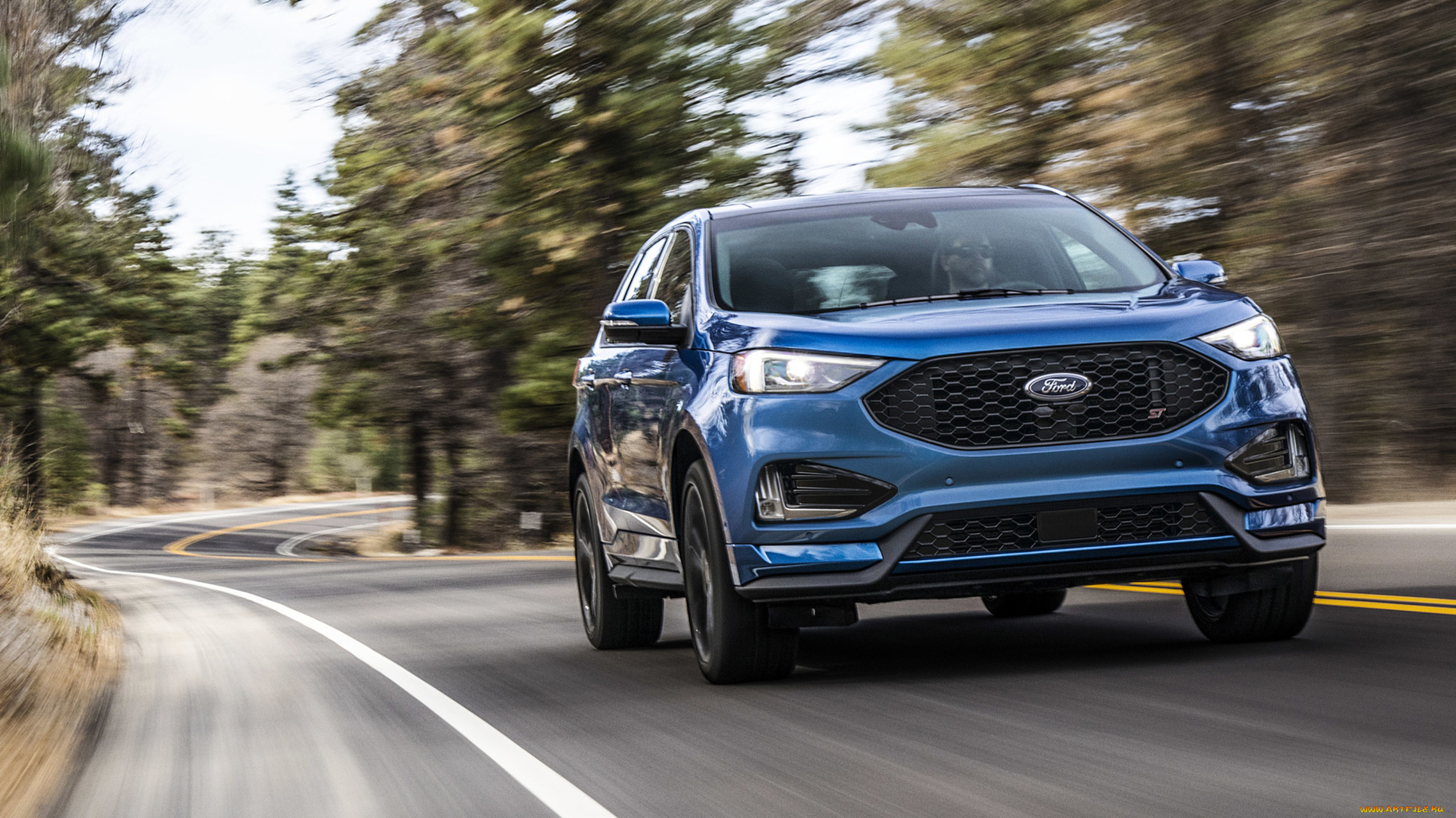 ford, edge, st, 2019, автомобили, ford, blue, edge, 2019, st