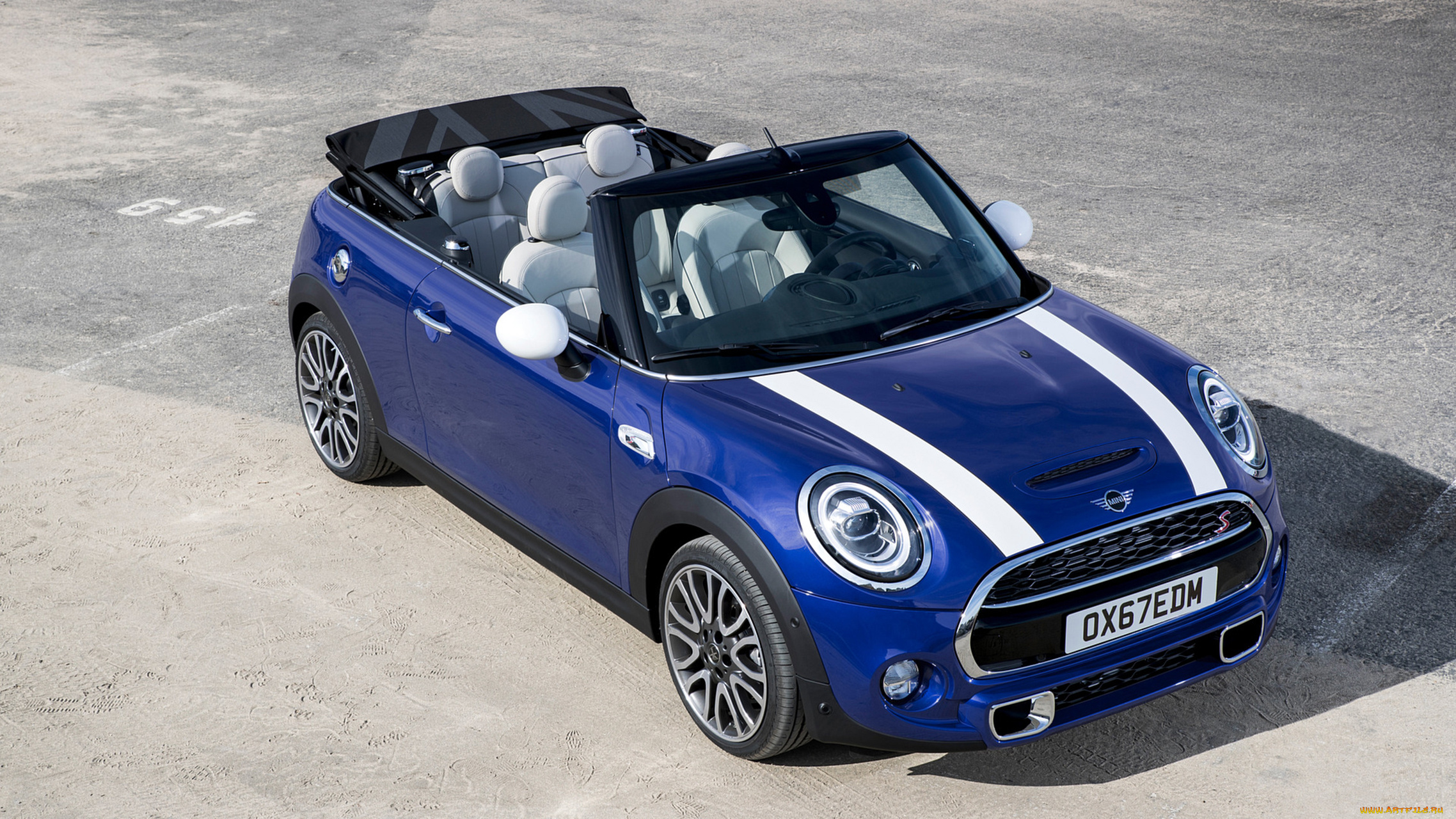 mini, cabrio, 2019, автомобили, mini, cabrio, 2019, blue