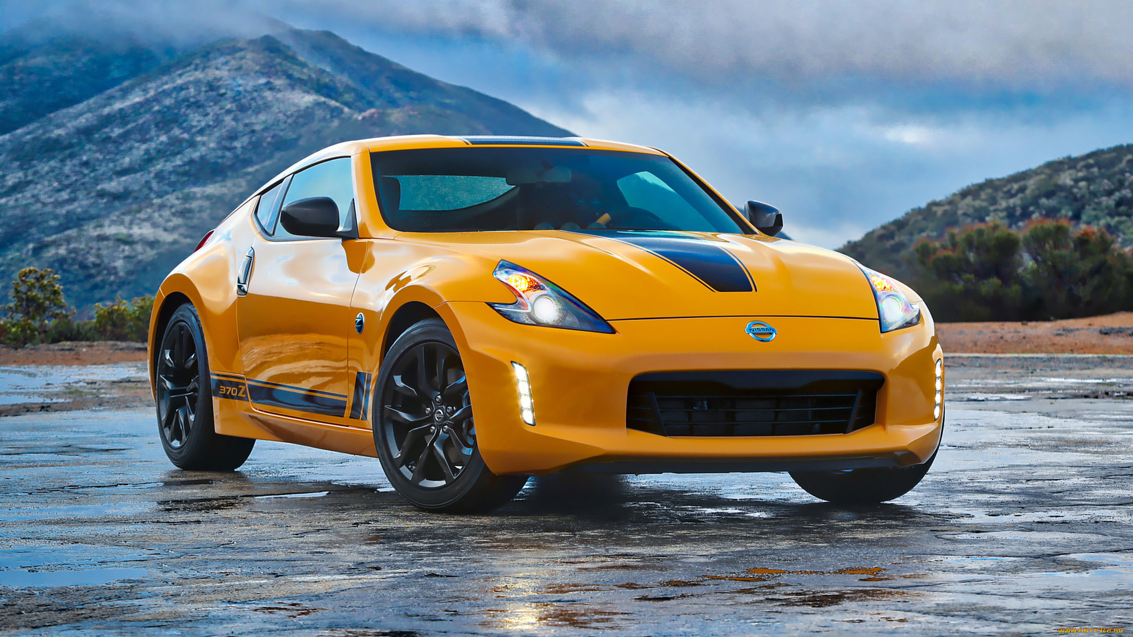 nissan, 370z, heritage, edition, 2018, автомобили, nissan, datsun, heritage, жёлтый, 2018, edition, 370z
