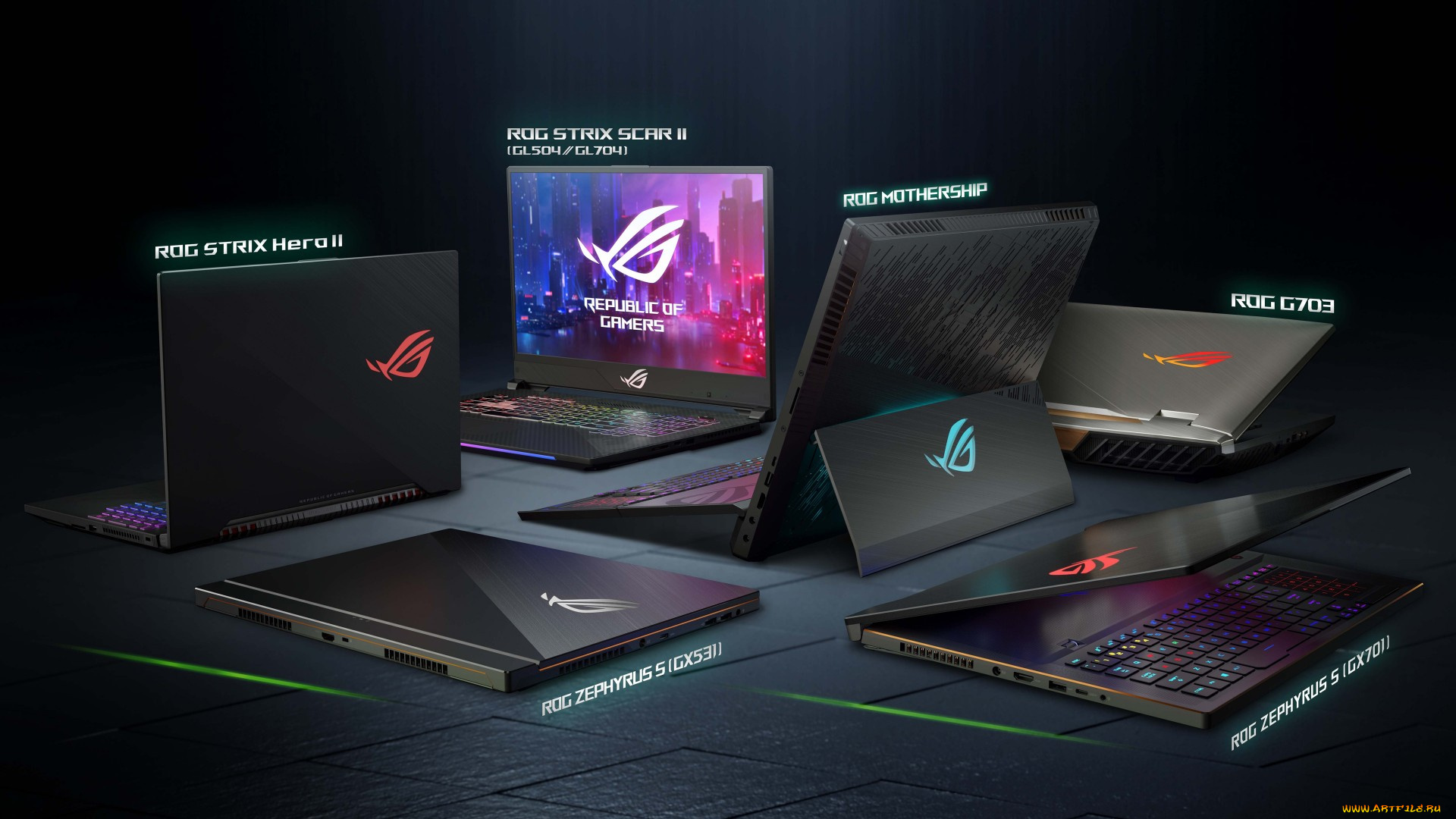 компьютеры, asus, технологии, ноутбук, линейка, ces, 2019, gx701, rog, zephyrus, s