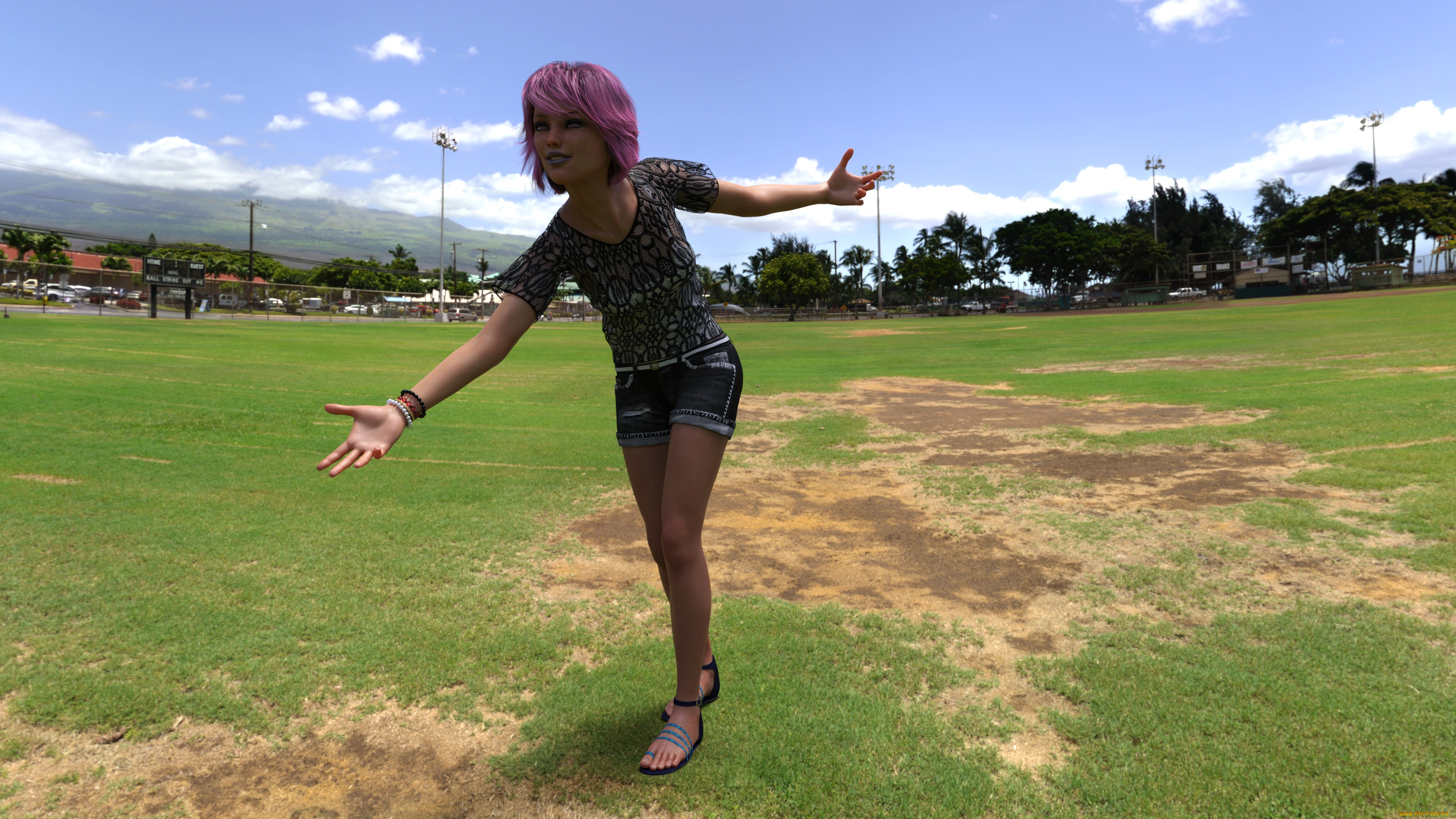 3д, графика, люди, , people, фон, взгляд, девушка