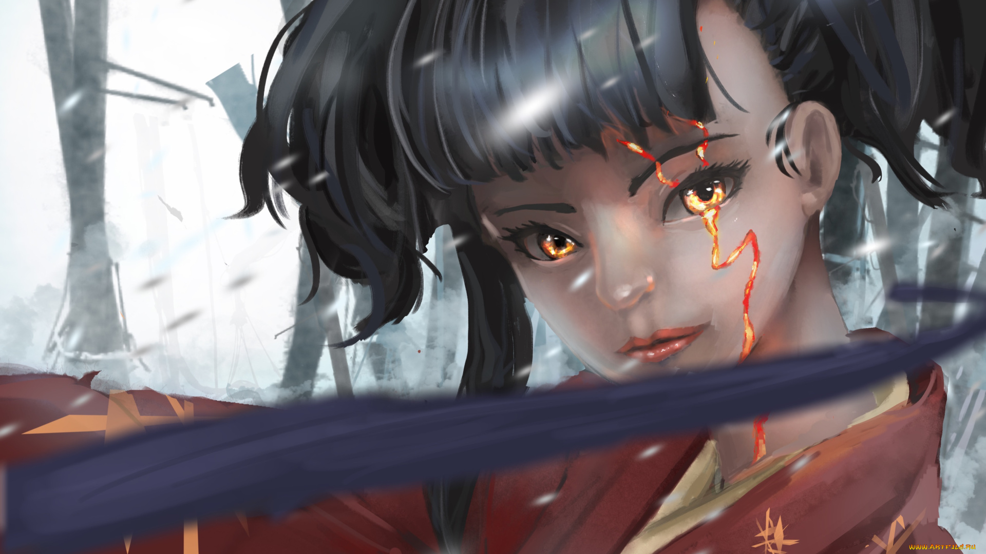 аниме, koutetsujou, no, kabaneri, кабанери