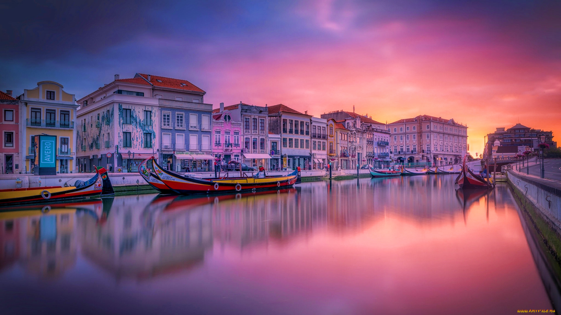 aveiro, portugal, города, -, улицы, , площади, , набережные