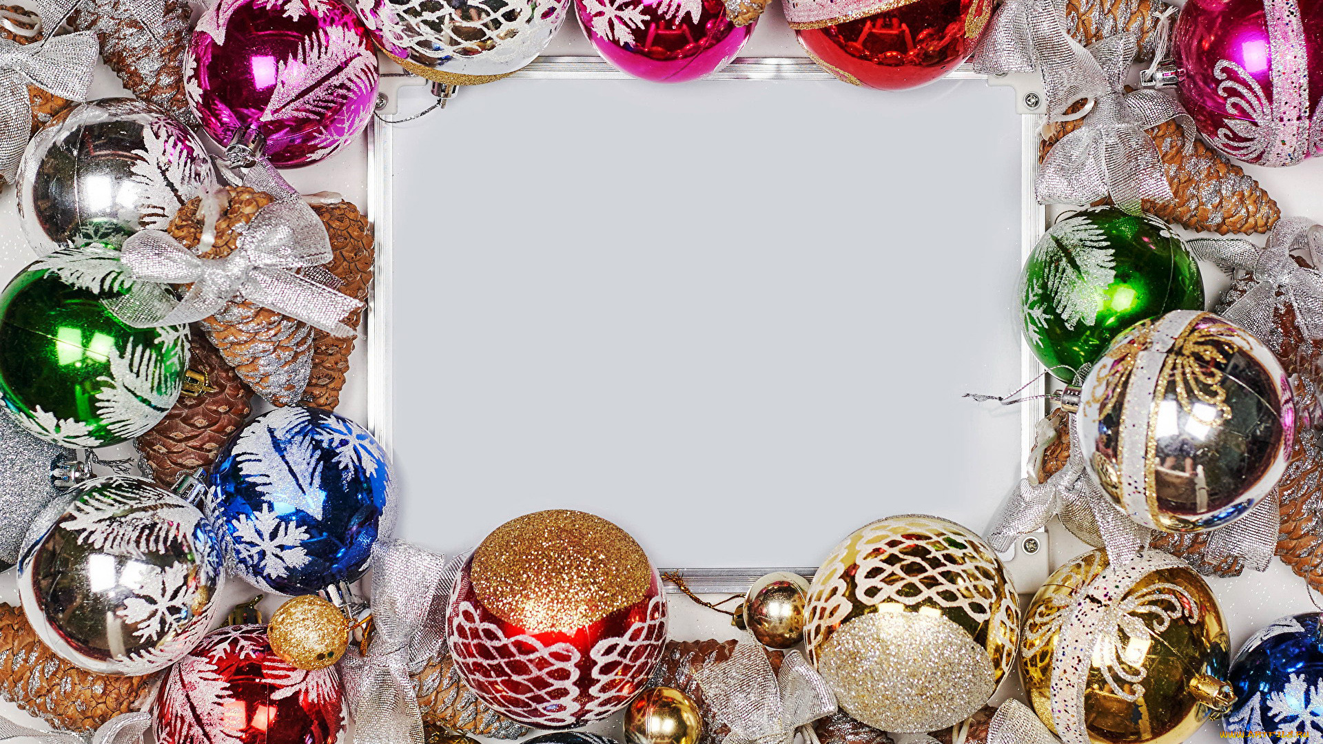 праздничные, шары, шишки, шарики