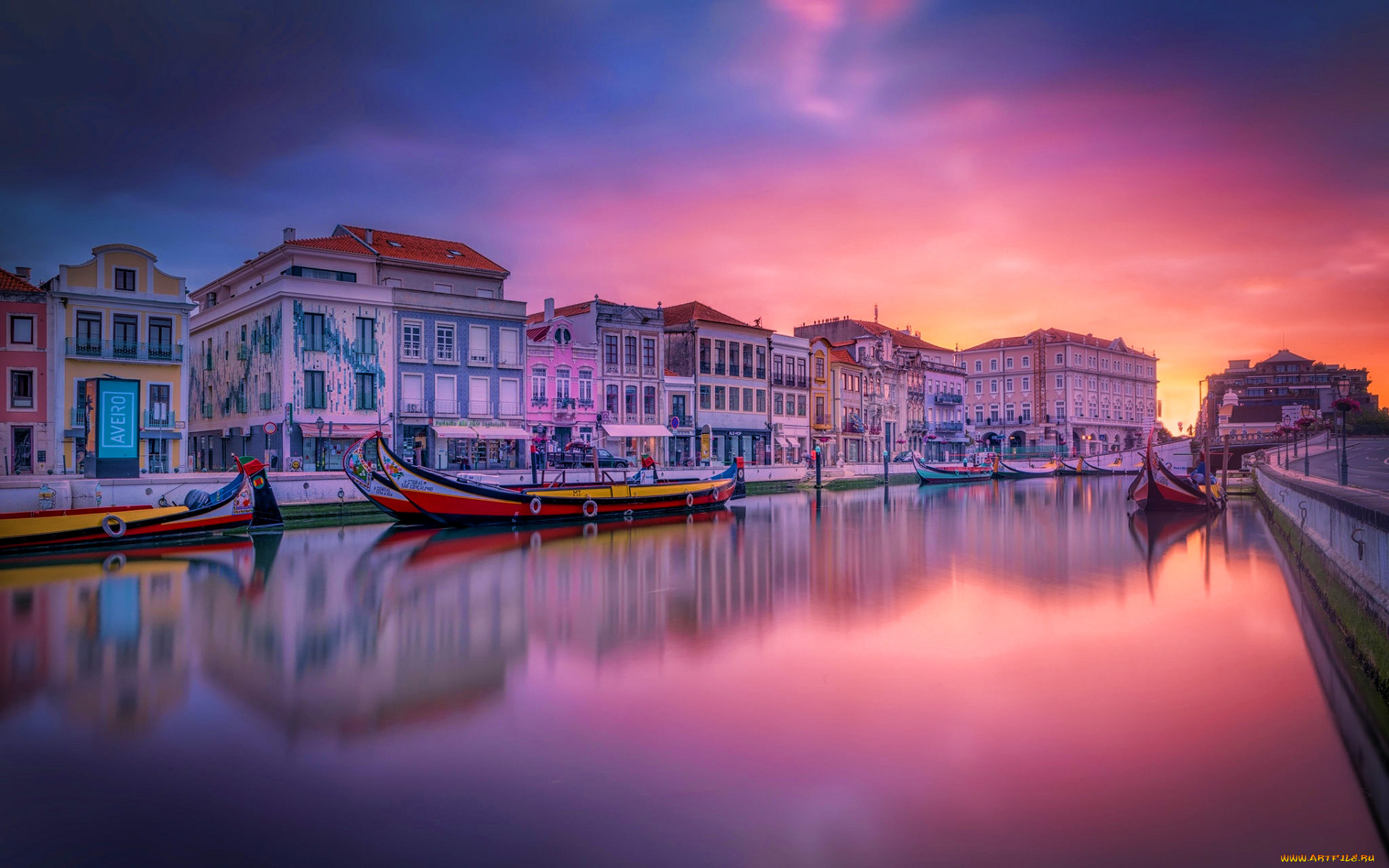 aveiro, portugal, города, -, улицы, , площади, , набережные