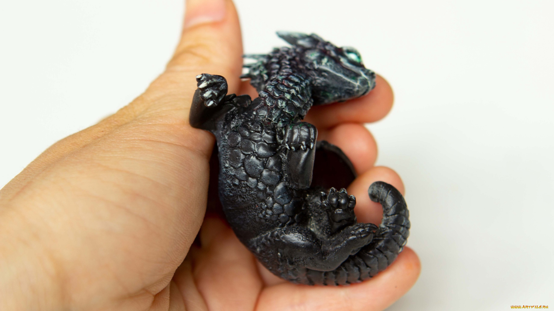 разное, игрушки, рука, игрушка, дракончик, фигурка