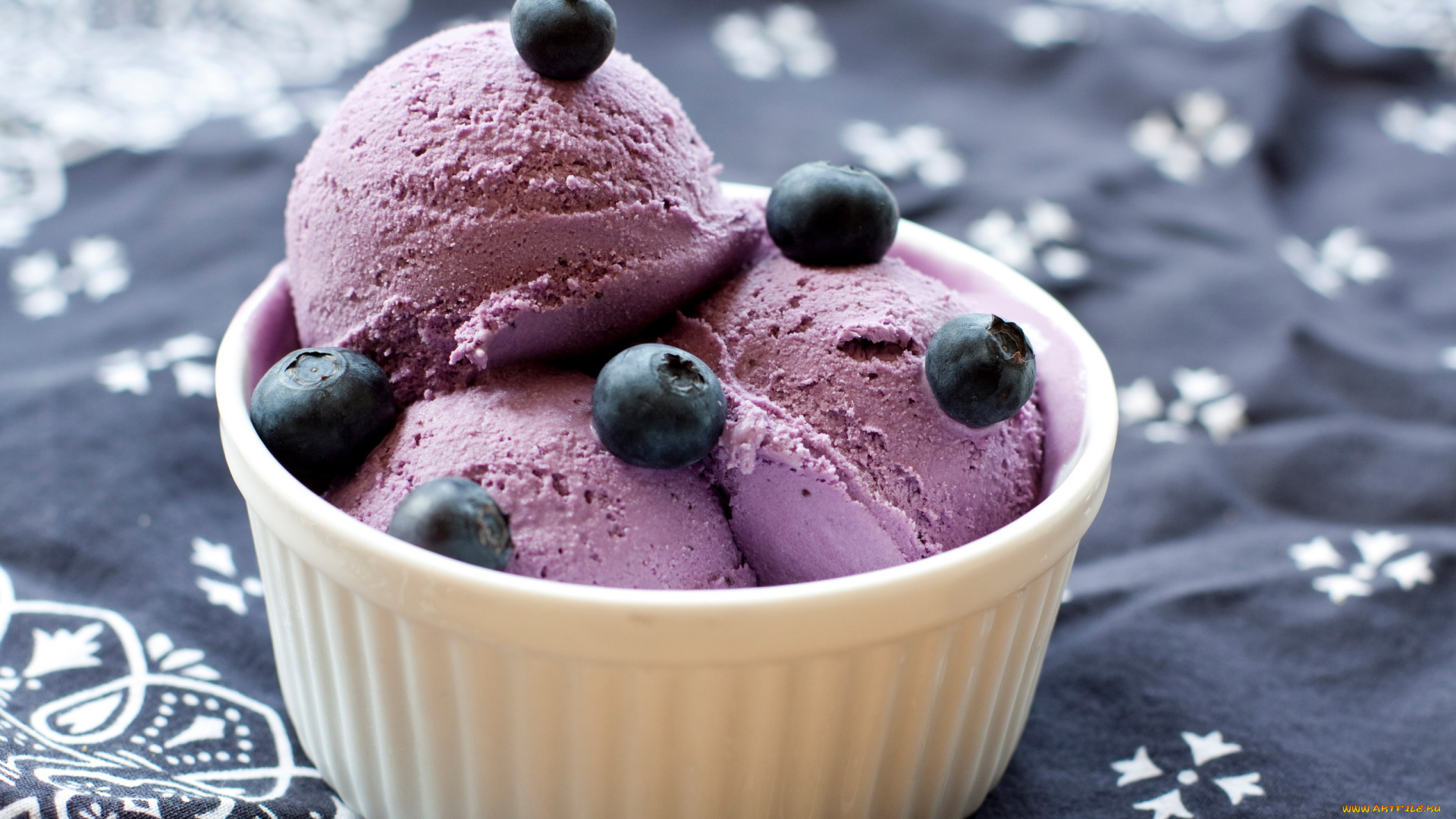 еда, мороженое, , десерты, черника, ягоды