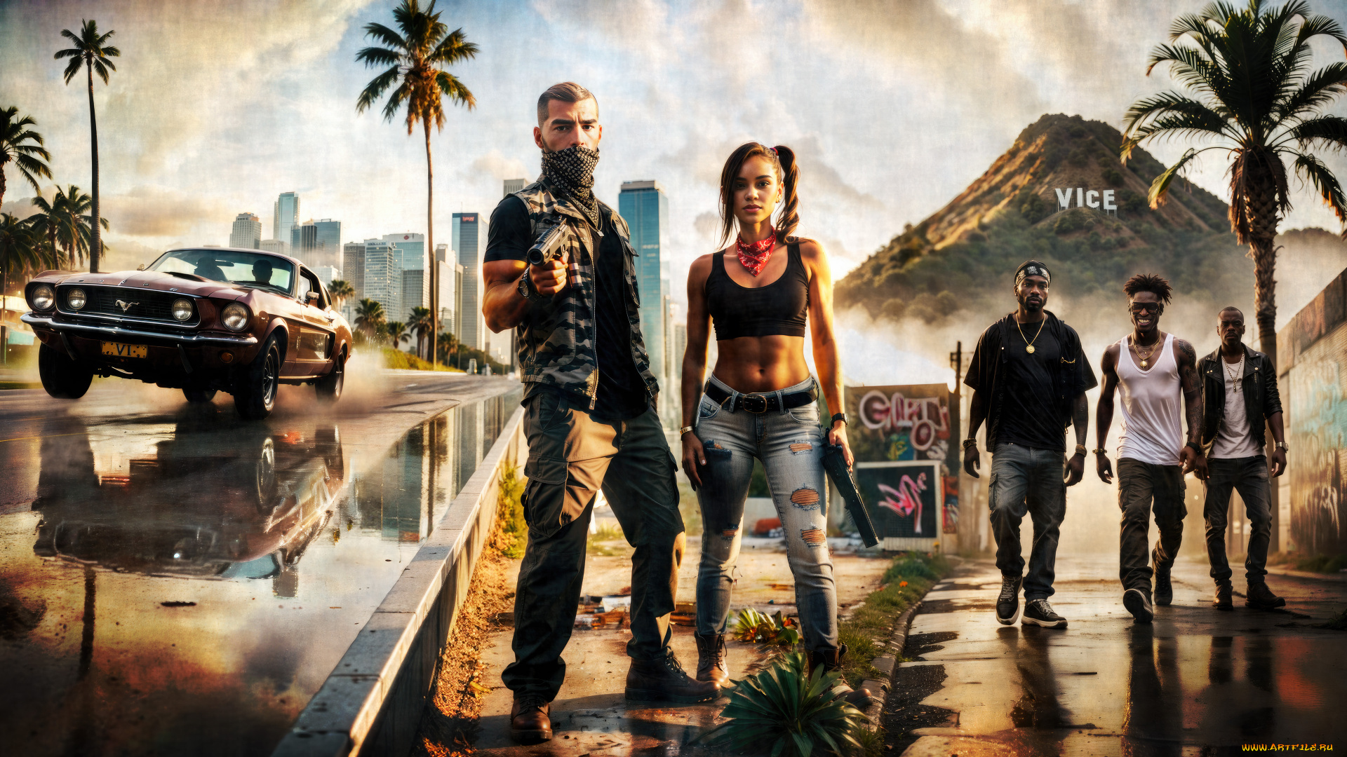 gta, 6, видео, игры, grand, theft, auto, 6, gta, 6, игра, xbox, ps5, pc, 2024, deviantart, постер, персонаж