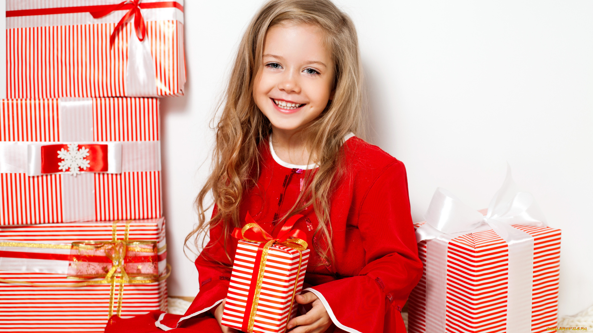 разное, дети, девочка, платье, подарки